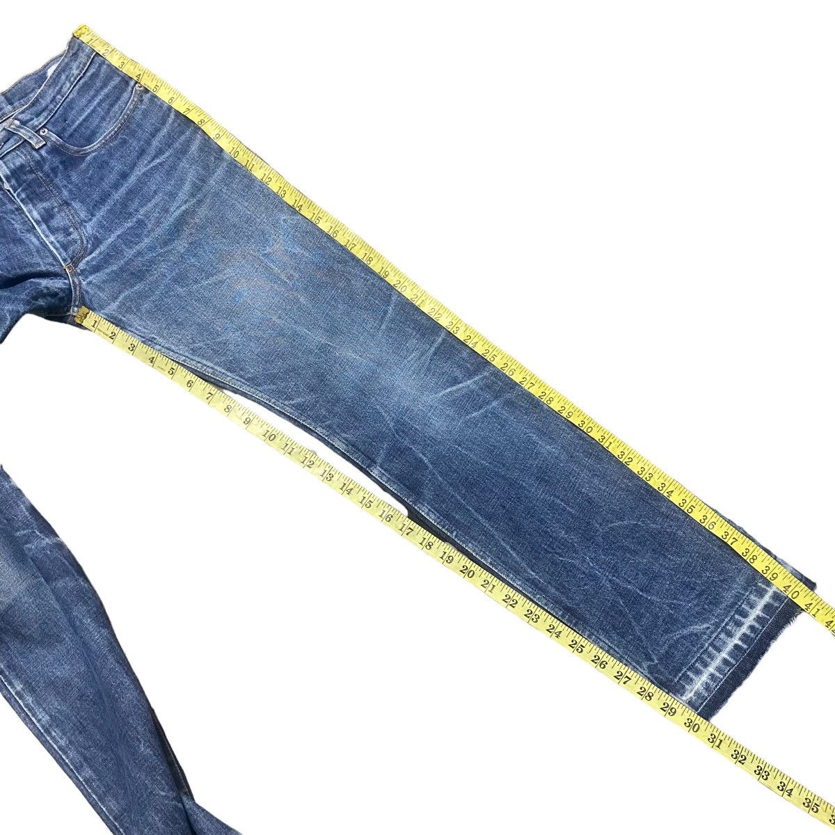 1999 Helmut Lang Classic Raw Italian Cut Jeans - 16