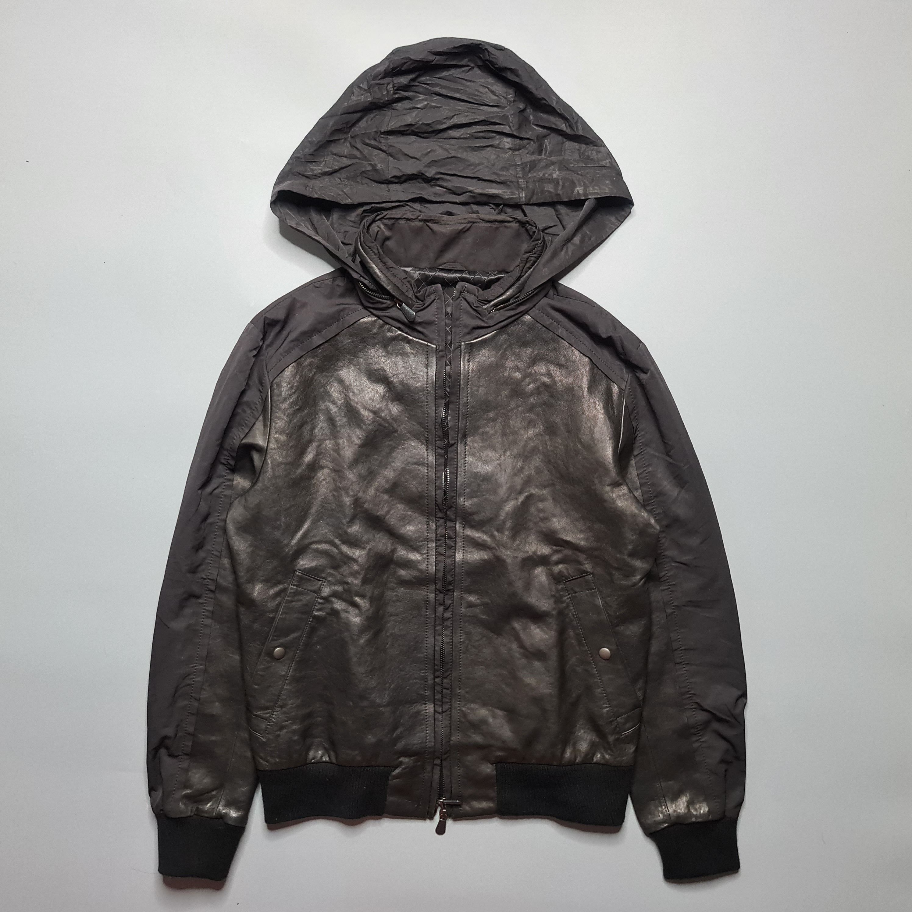 Bottega Veneta - Nylon Paneled Leather Jacket - 2
