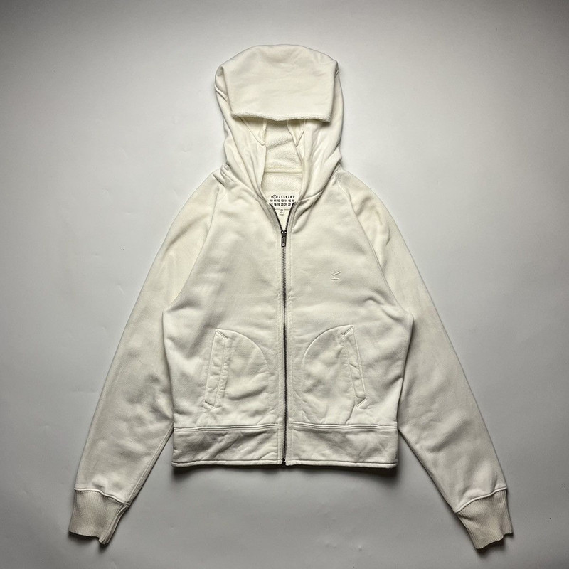 Maison Margiela SS21 Cropped Zip-Up Hoodie - 1
