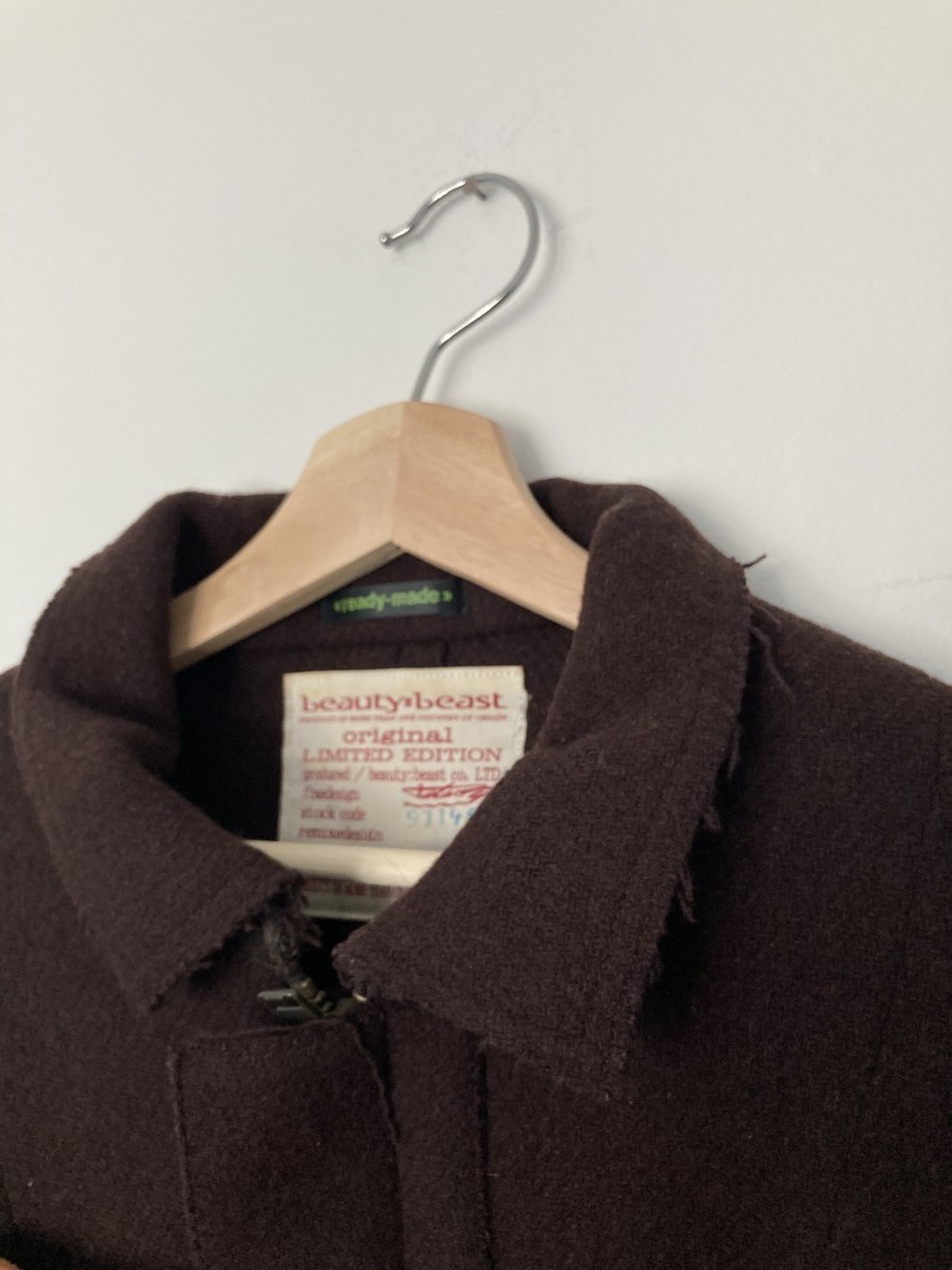 Beauty Beast - Readymade BB distressed bondage wool jacket - 4