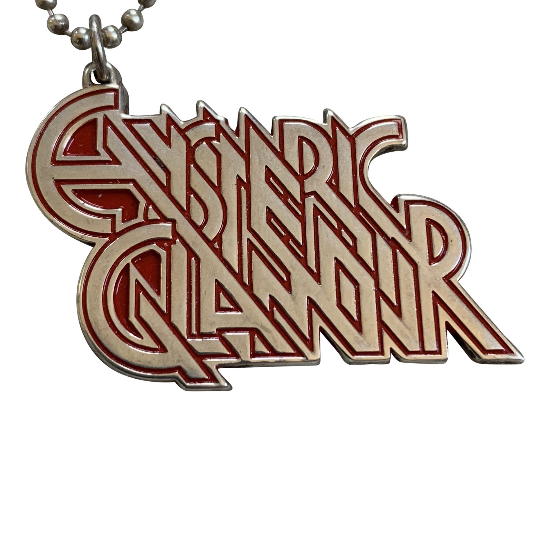 Hysteric Glamour Sterling Silver Logo Necklace - 1