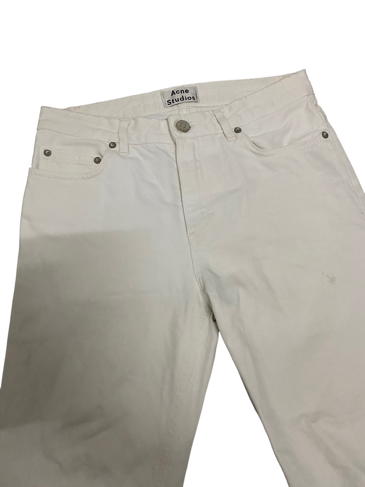 Vintage Acne Studios Pop White Denim Jeans - 3