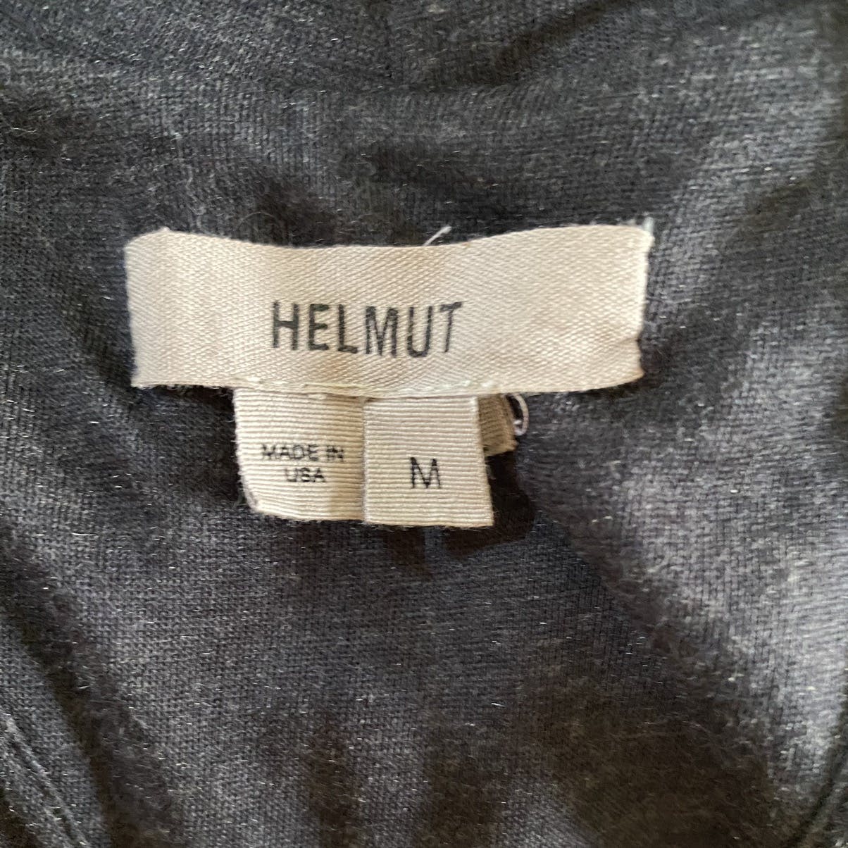 Helmut Lang Drape Cowl Collar Jersey Maxi Dress - 8