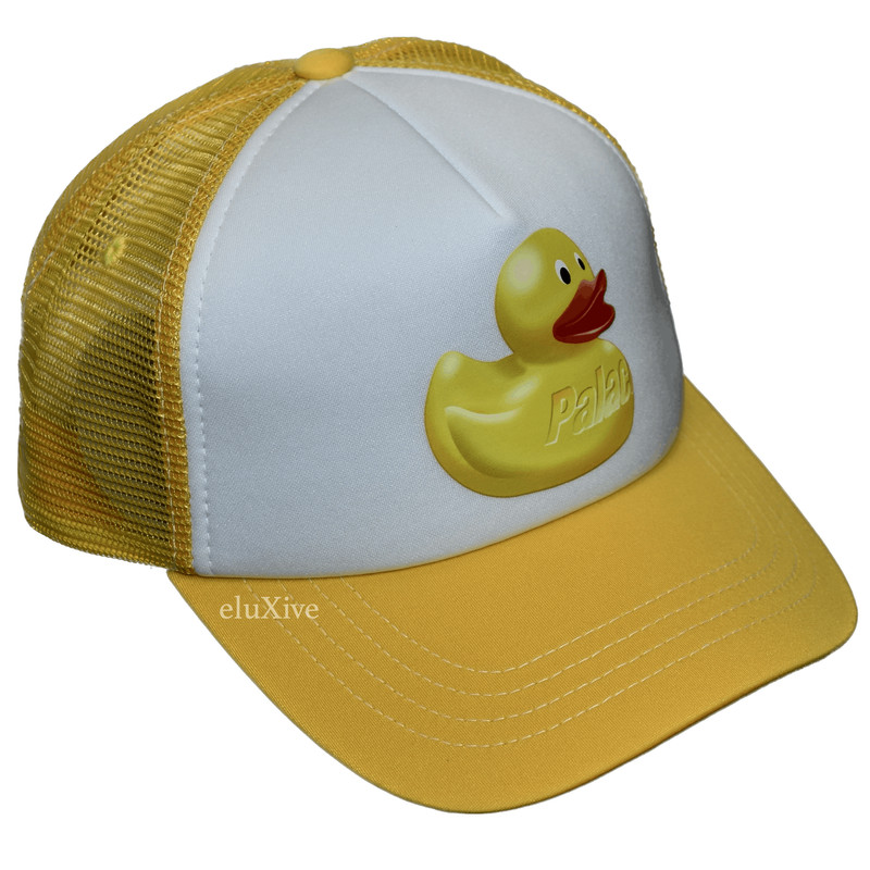 Palace Rubber Ducky Trucker Hat Yellow DS - 1
