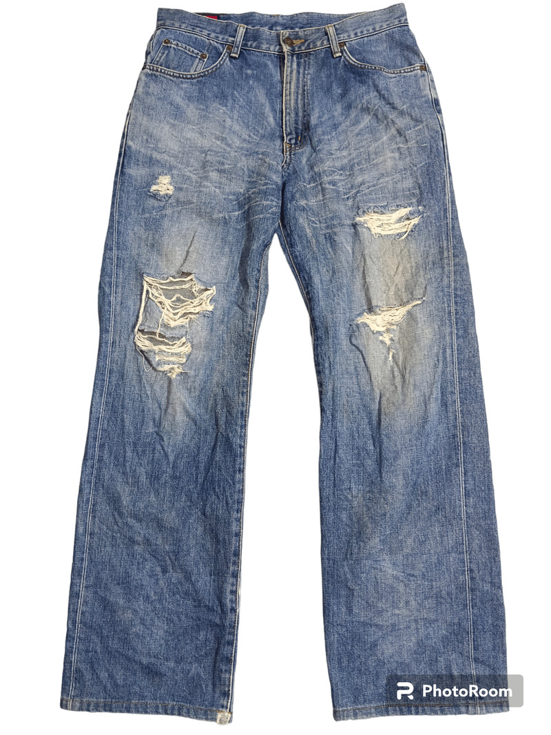 Hot🔥🔥Edwin 503Z Wide Leg Distressed Denim - 1