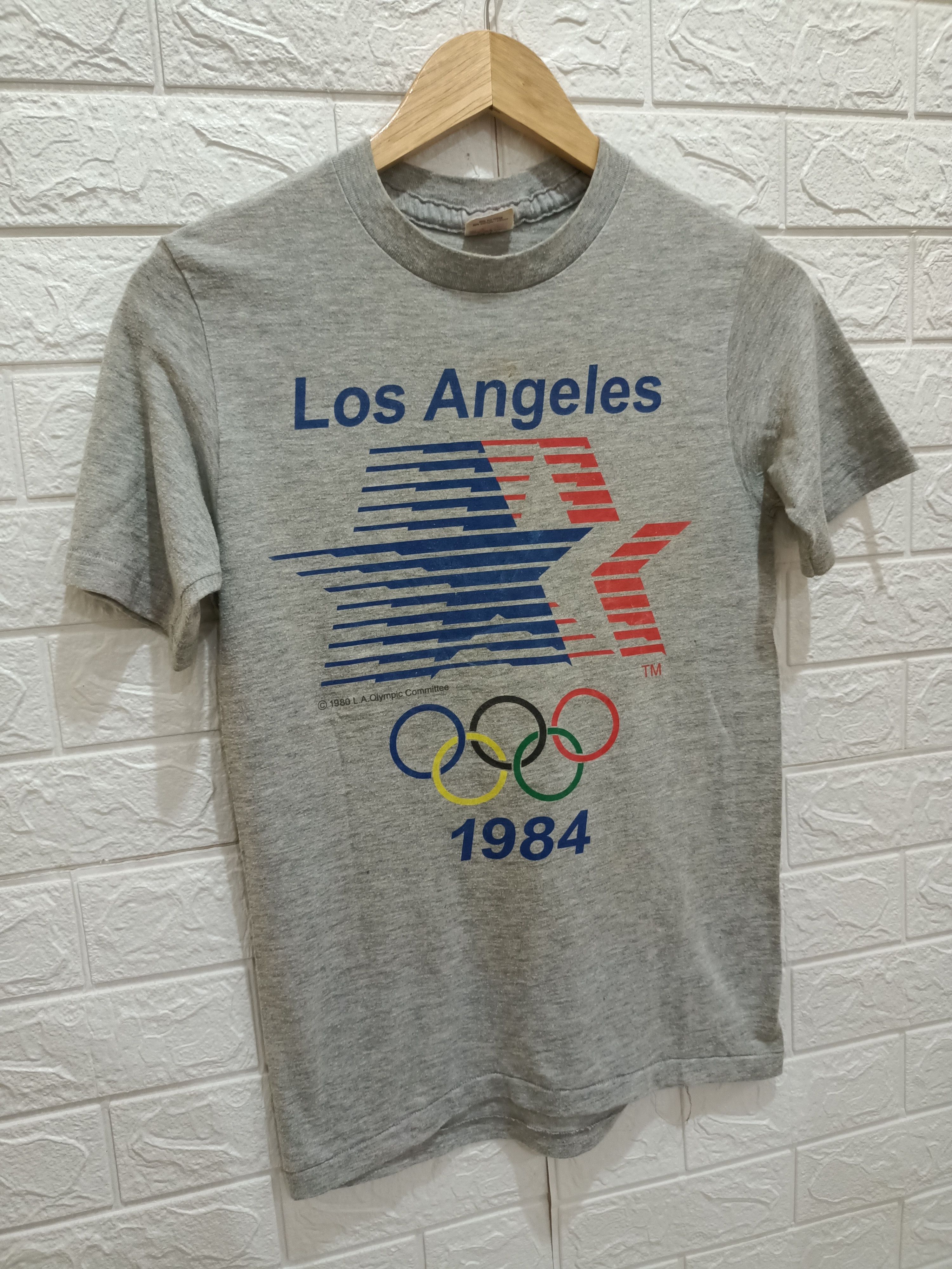 Rare Vintage 1984 Olympics Los Angeles Graphic Tee - 4