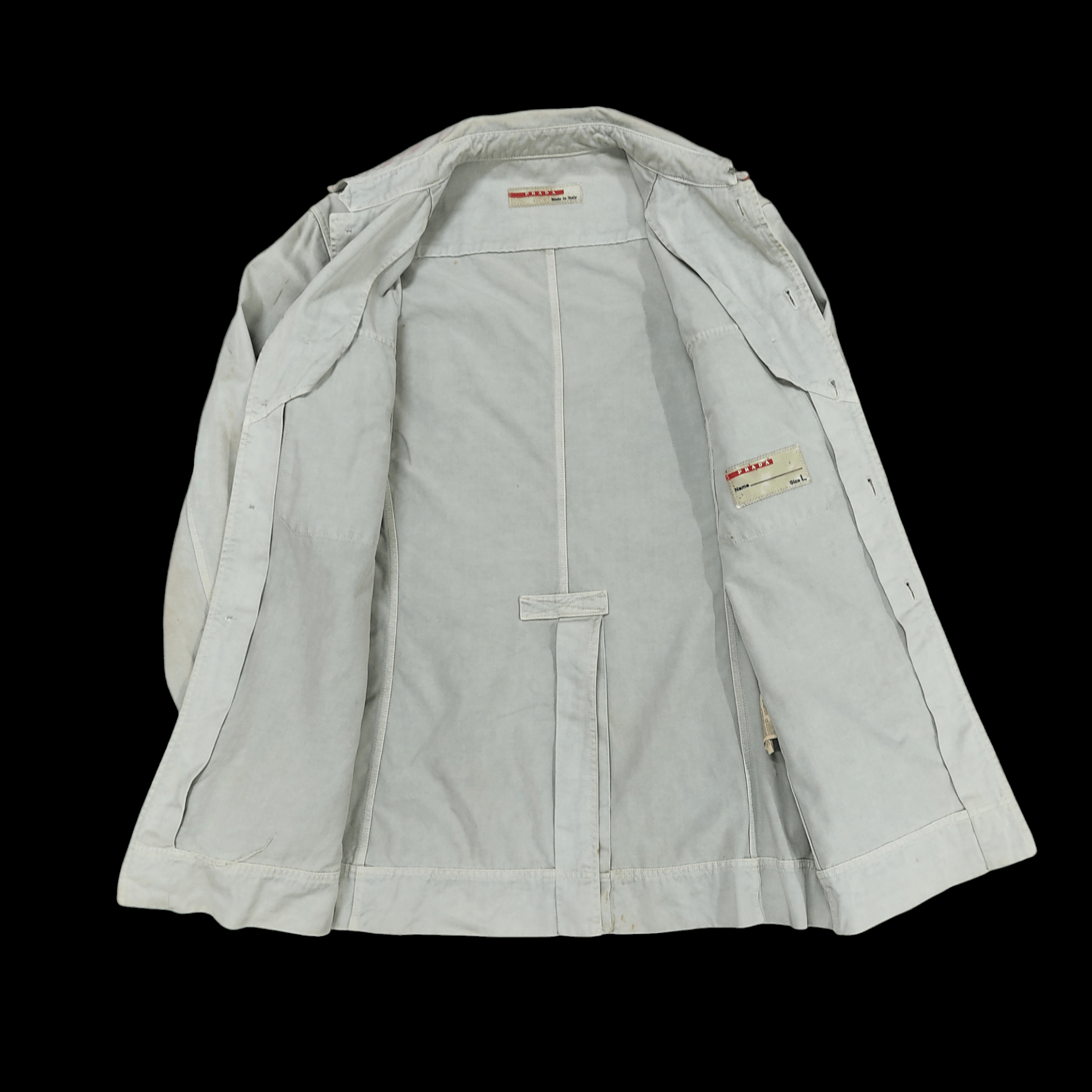 Prada PRADA SS13 Cotton Twill Sport Overshirt Jacket | sirdaggarstore |  REVERSIBLE