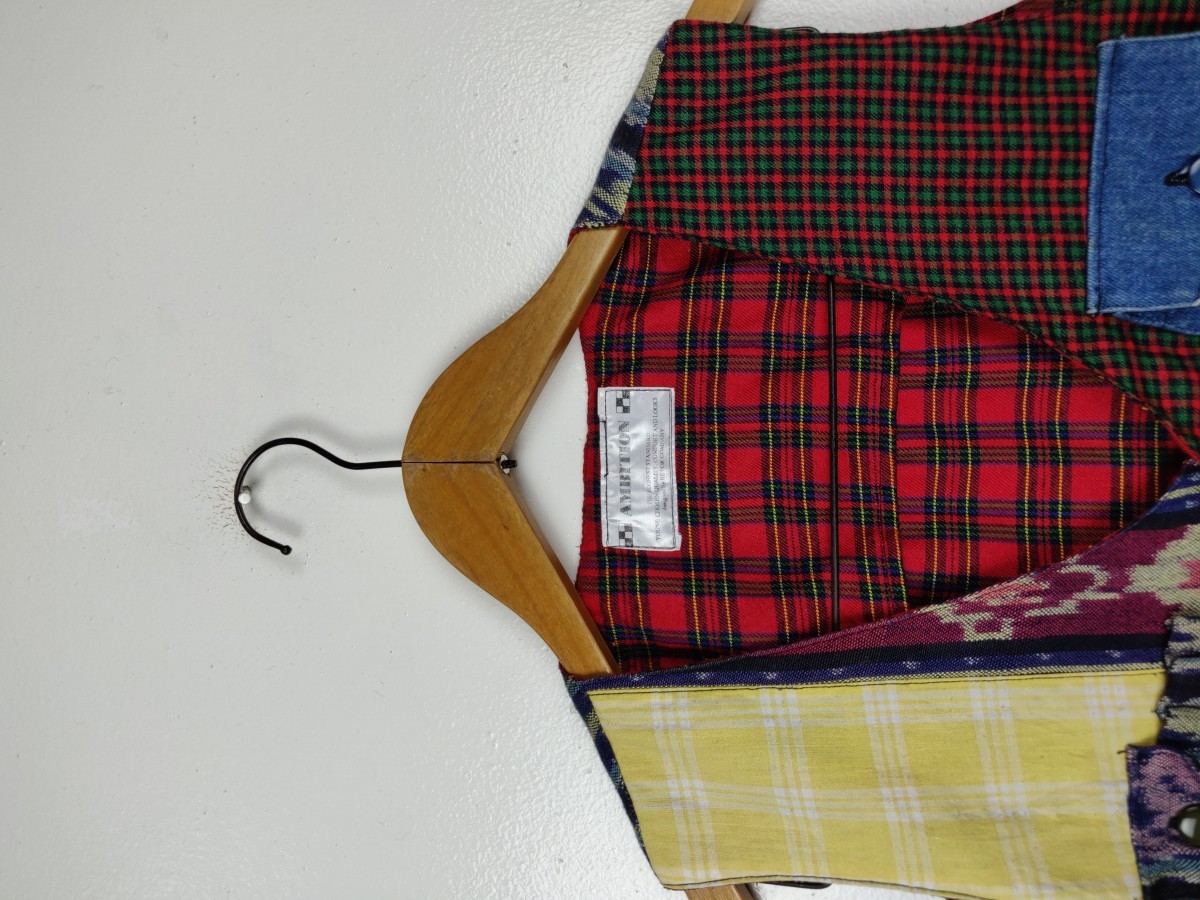 Cross Colours - Ambition Japan Custom Patchwork Reconstruct Vest Jacket - 2