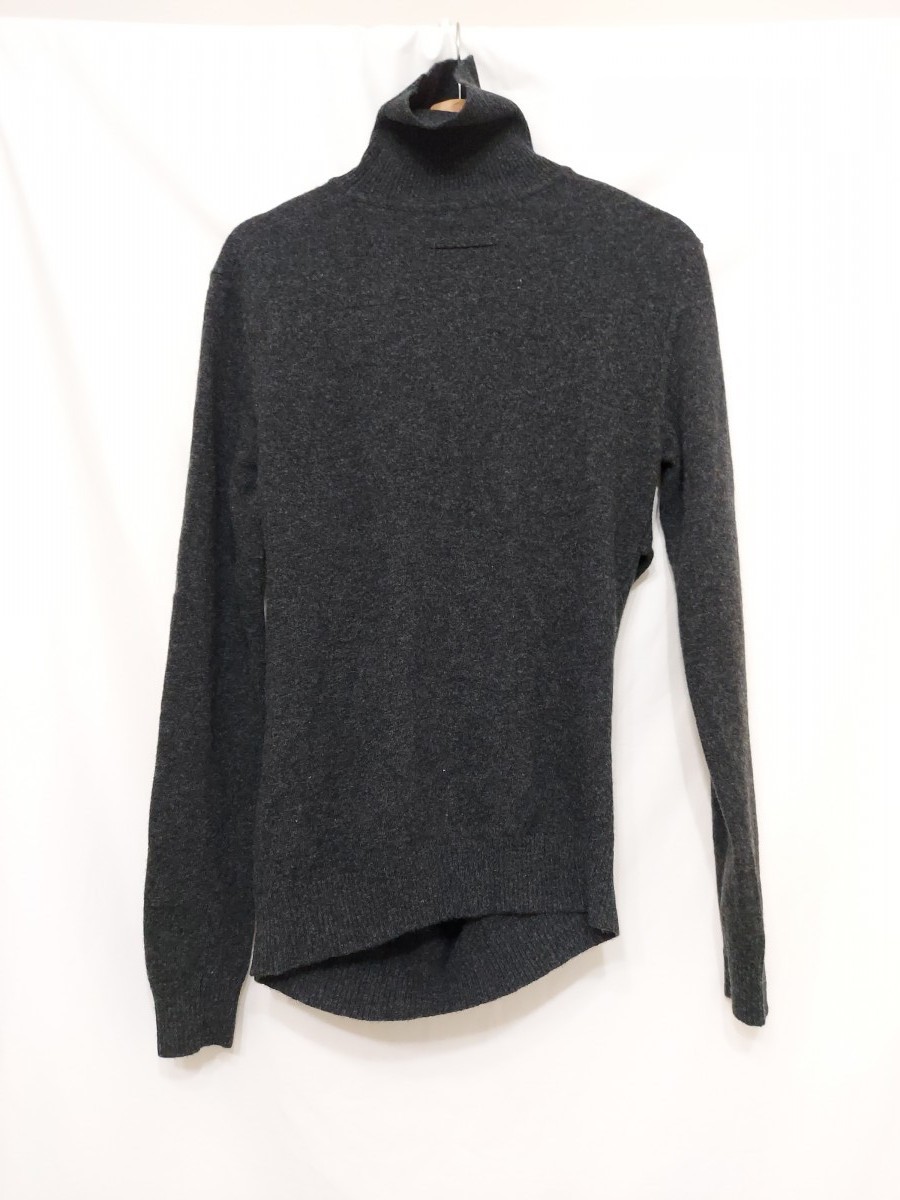 Monsieur Front Cut Out Wool Knit Turtleneck Sweater - 2