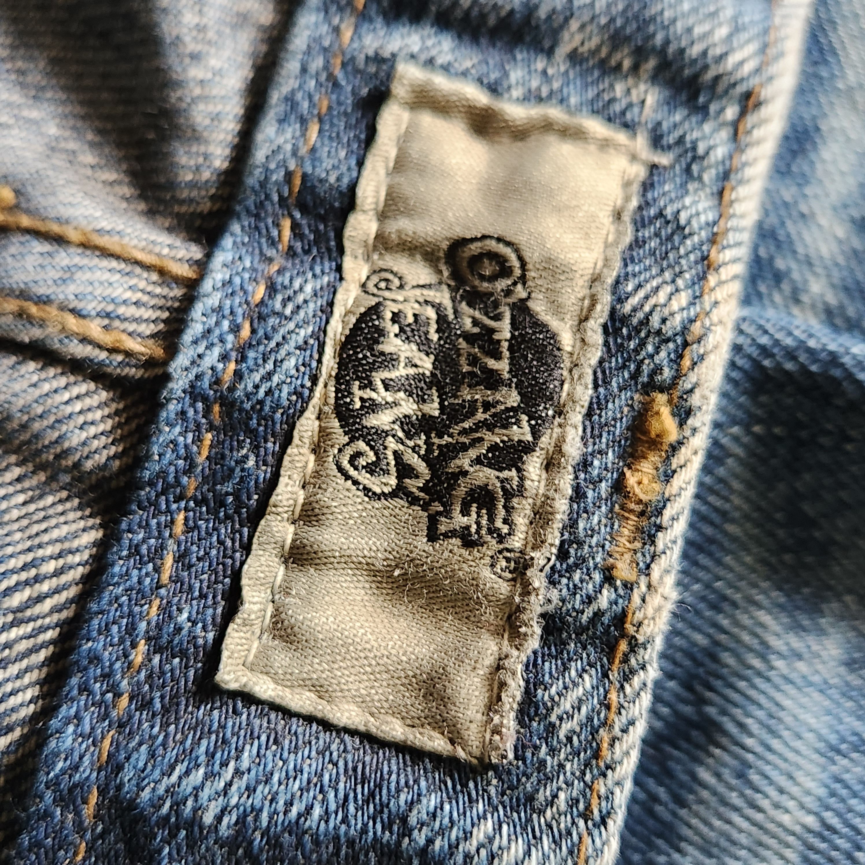 Japanese Brand - Distressed Ozzang Denim Japan Jeans - 4