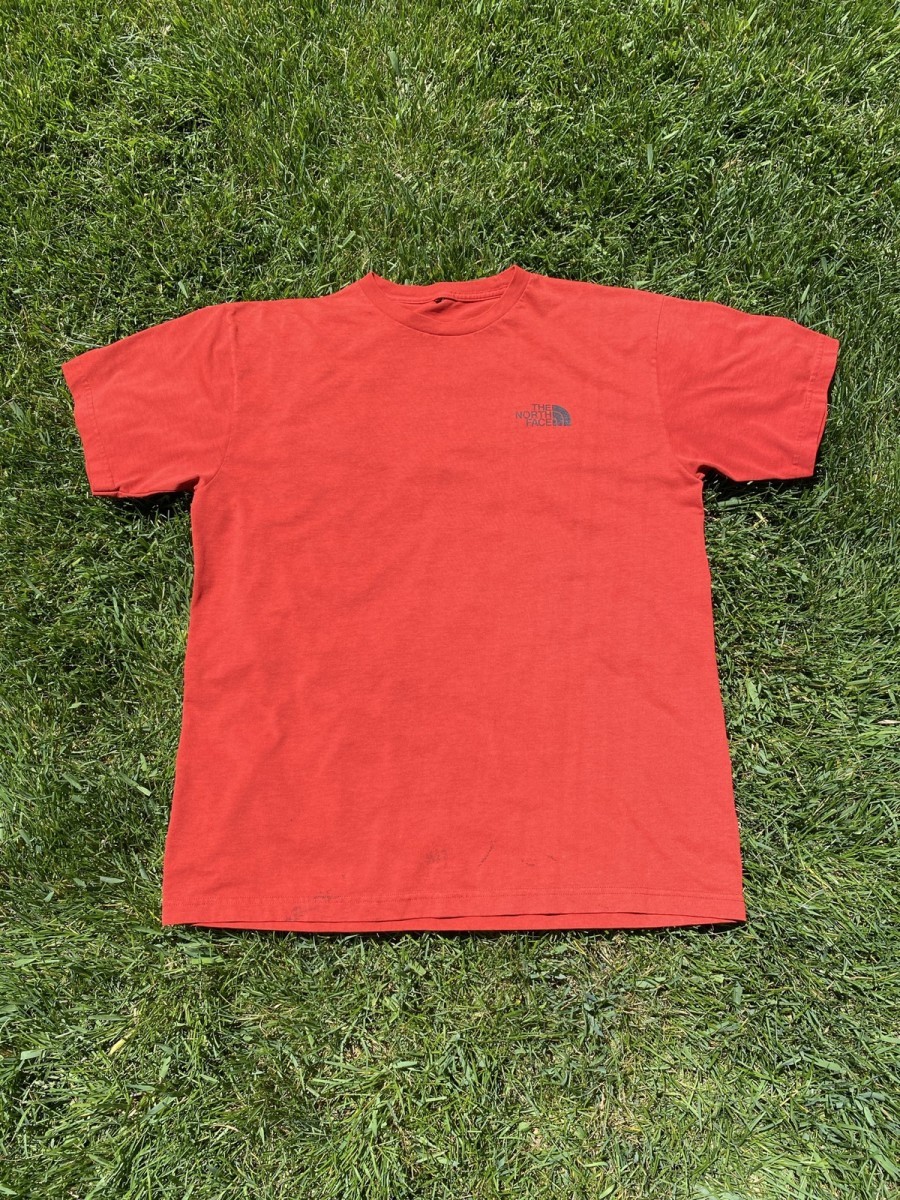 Red North Face Big Logo Tee - 3