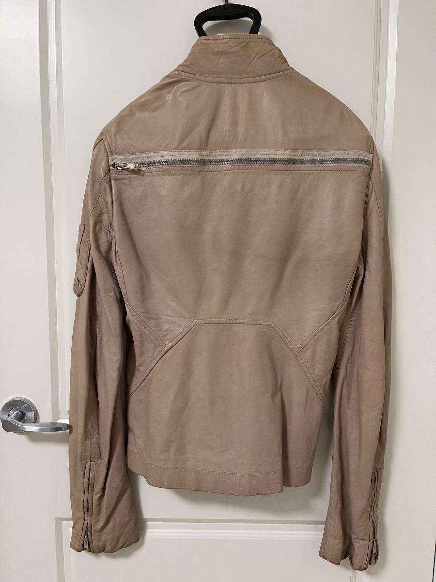 Asymmetric Zip Leather Jacket (SS2011) - 2
