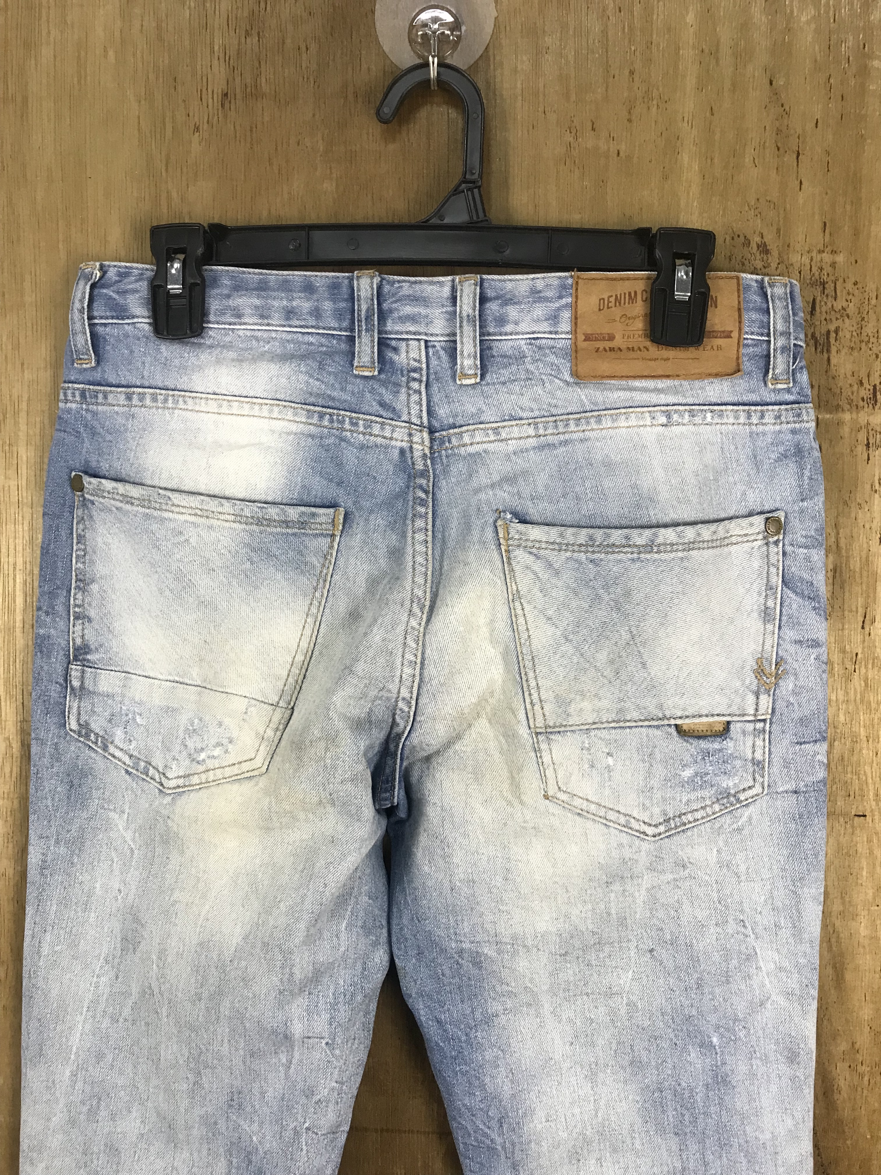 Zara - Zara Men Boro Distressed Slim Denim #3124-A - 10