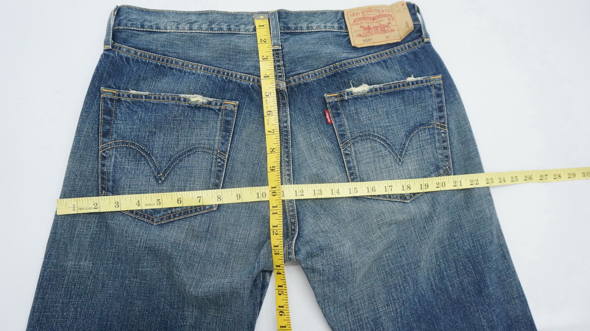 Levi's 501 90s Vintage Japan Distressed Jeans LF15 - 15