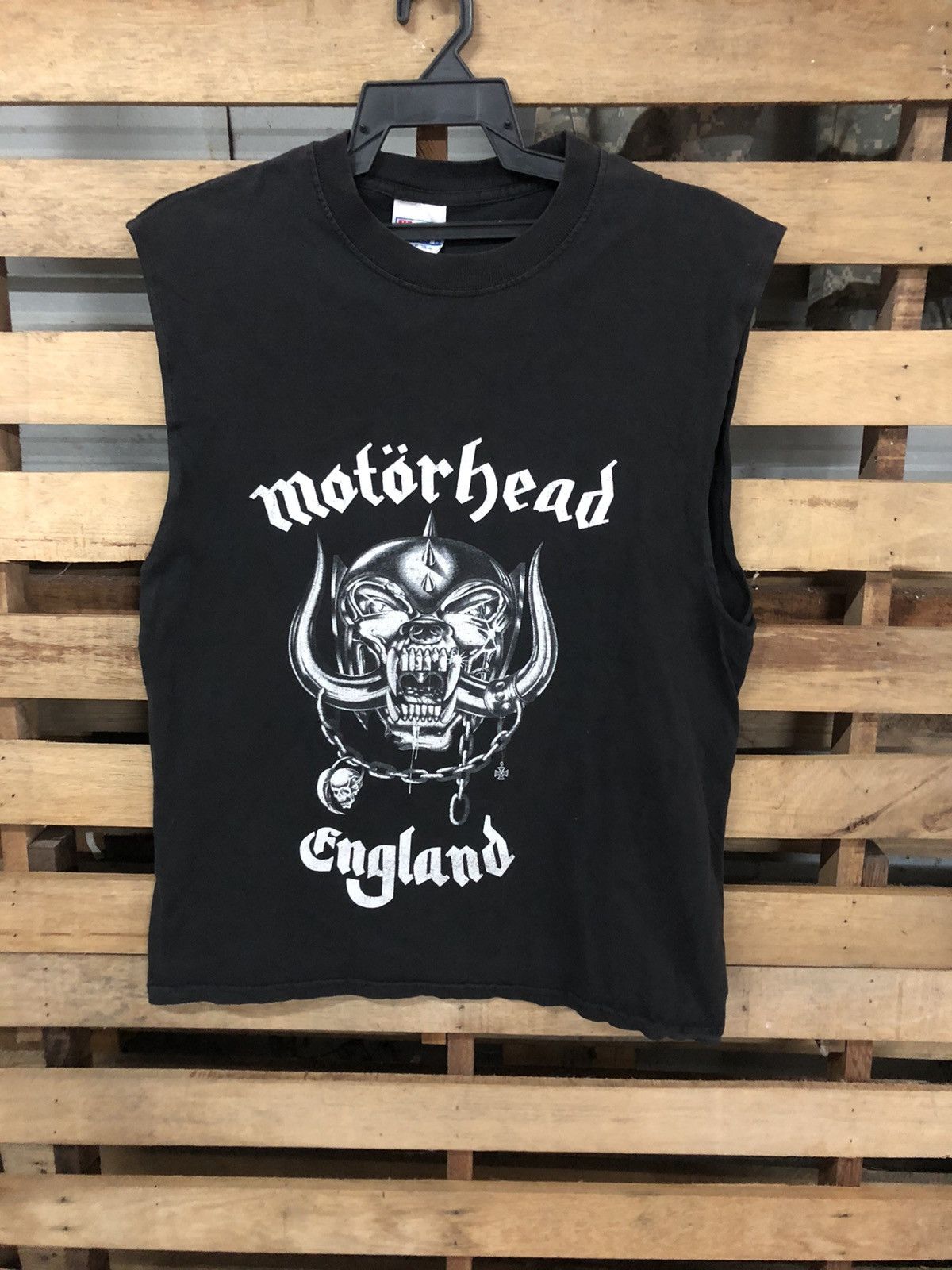 Band Tees - Motörhead England Skull Sleeveless - 1