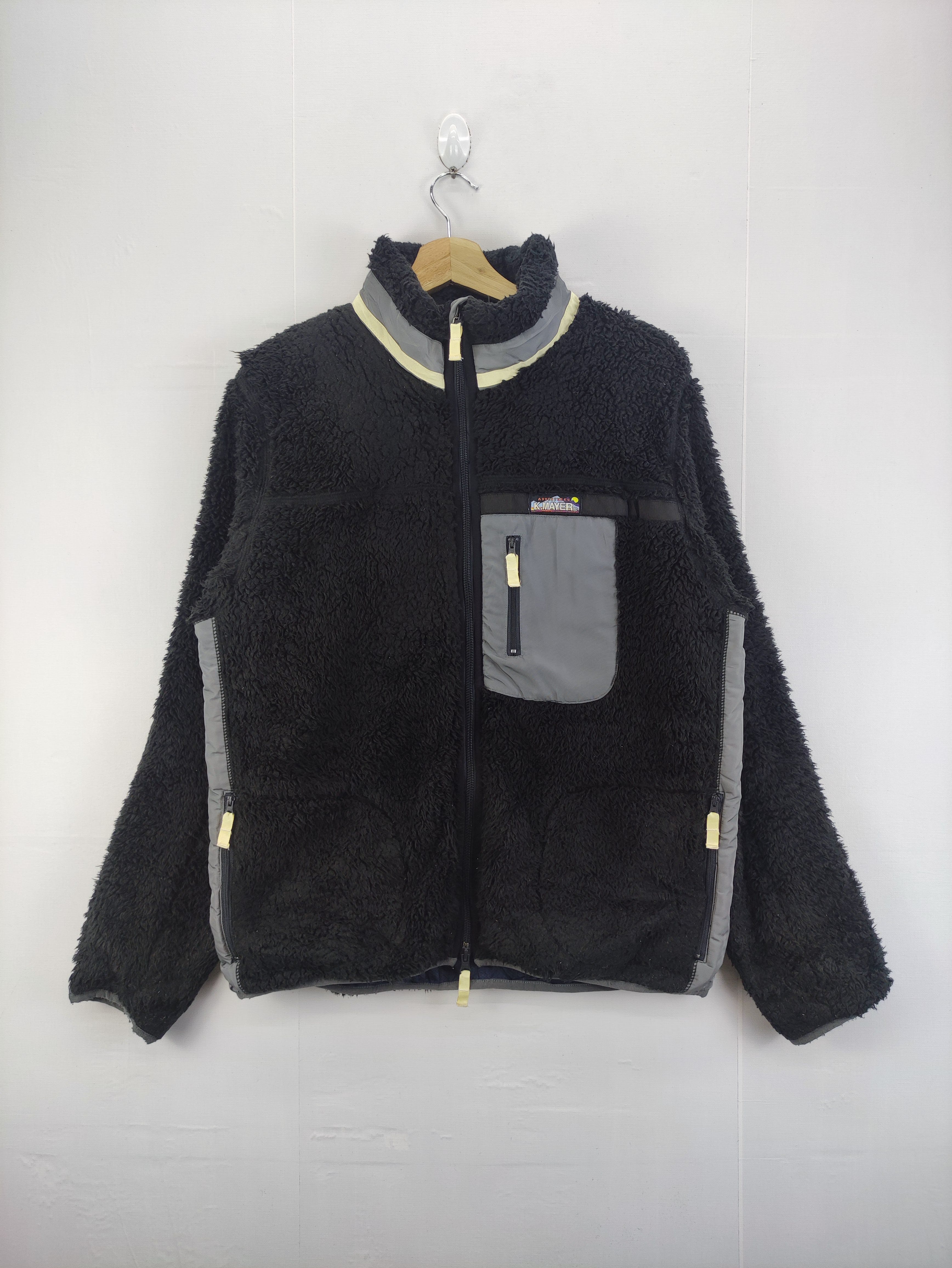 Vintage Kriff Mayer Sherpa Jacket Zipper - 1