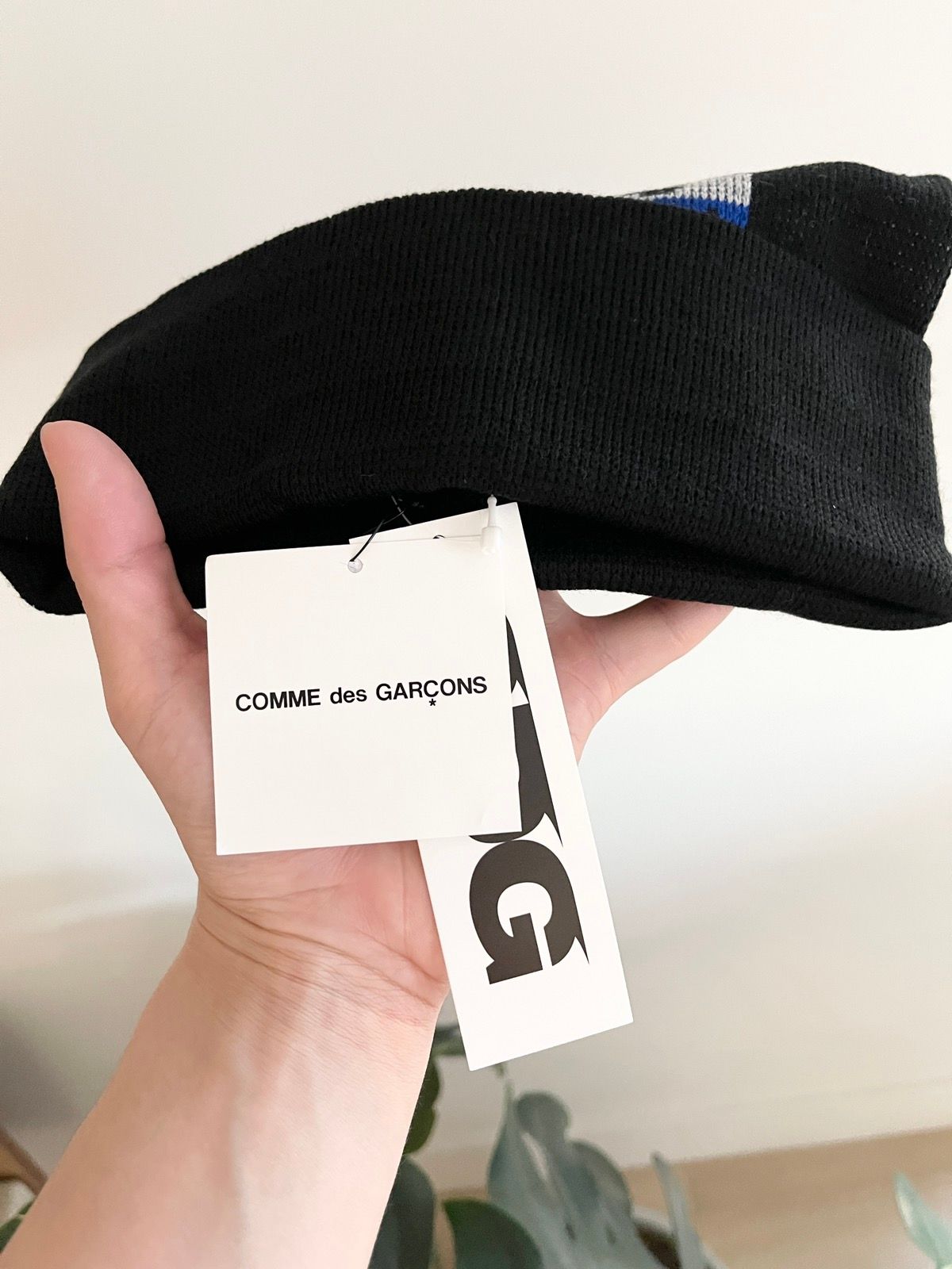 RARE! 2010s Comme Des Garcons CDG Water Level Beanie - 4