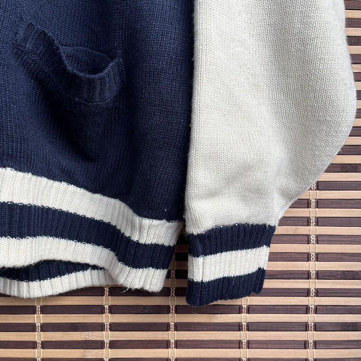 Vintage - Runs River Wool Bomber Style Varsity Sweater Japan - 11