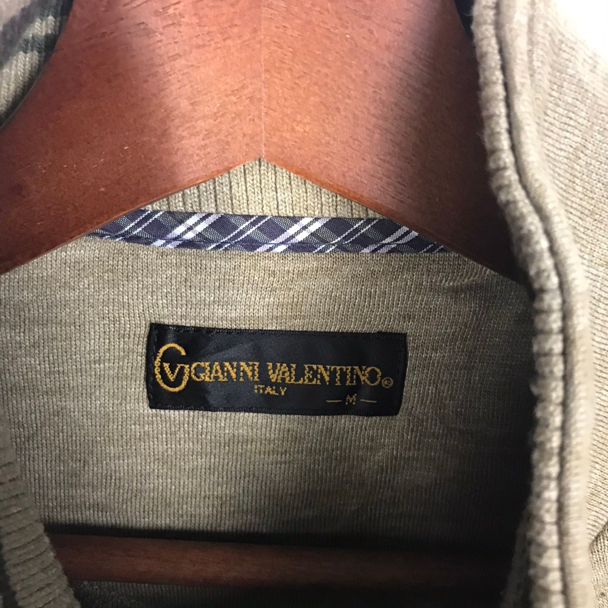 Vintage Gianni Valentino Italy Sweater Zipper Small Logo - 2
