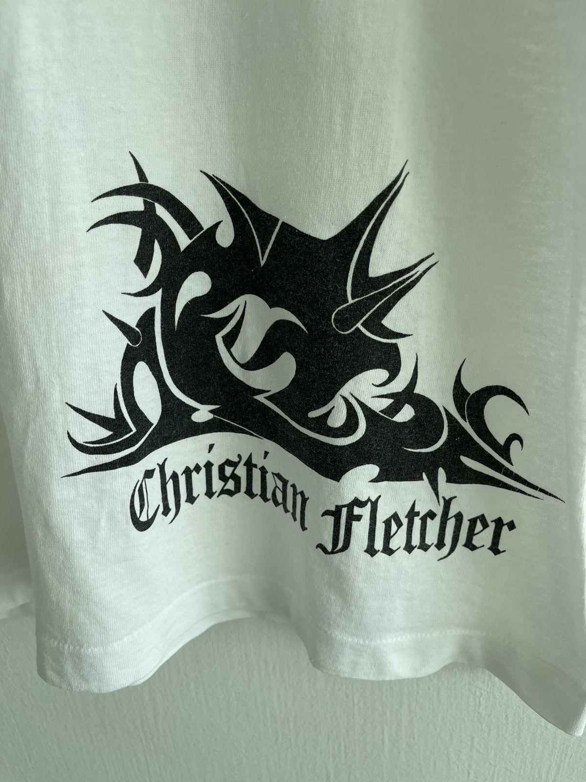 VINTAGE 90S CHRISTIAN FLETCHER T SHIRT MADE IN USA - 4