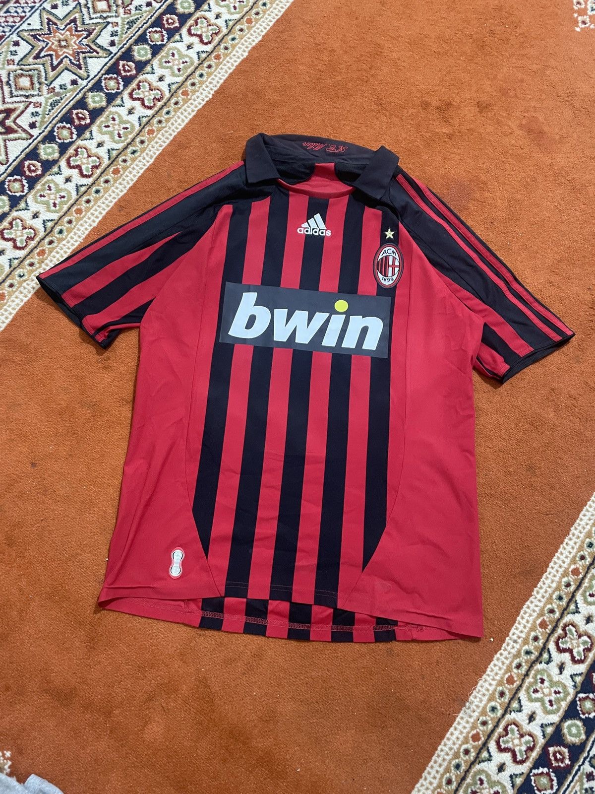 Ac milan 2007-08 KAKA #22 home kit blokecore - 3