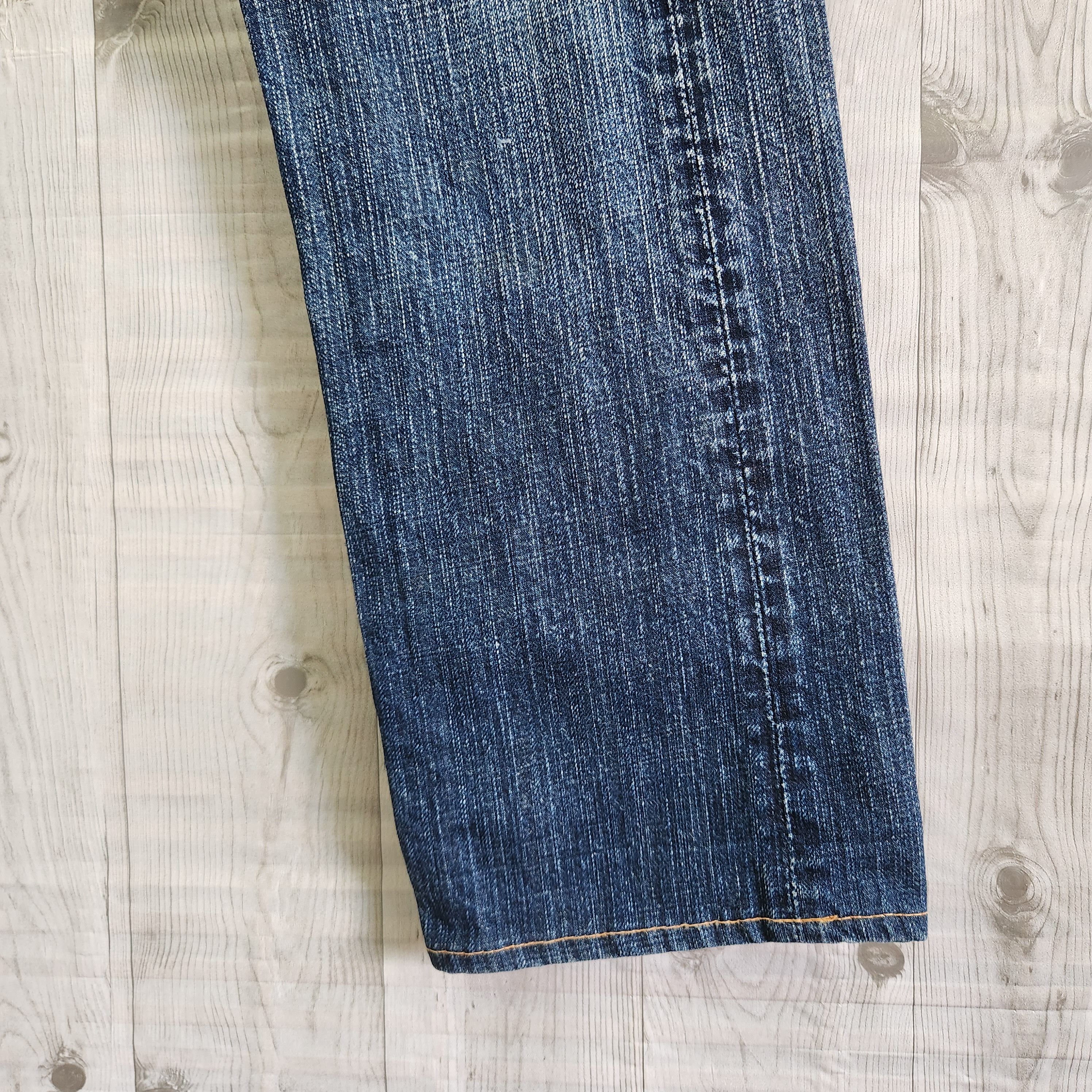 Pure Blue Indigo Blue Denim Jeans Japan Slim - 13