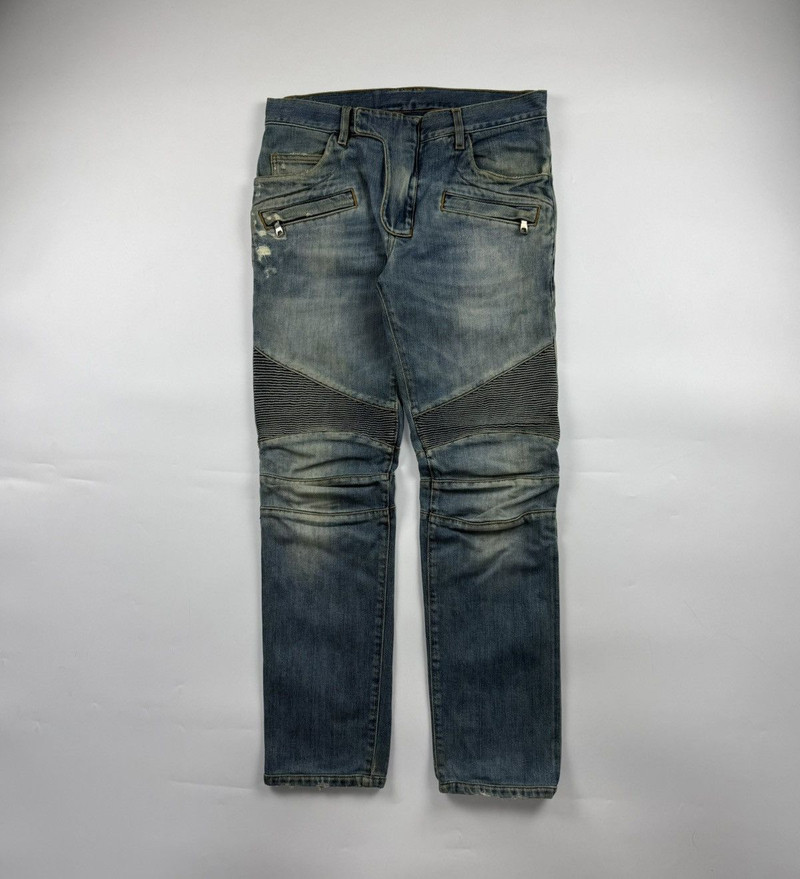 Balmain Biker Jeans - 1