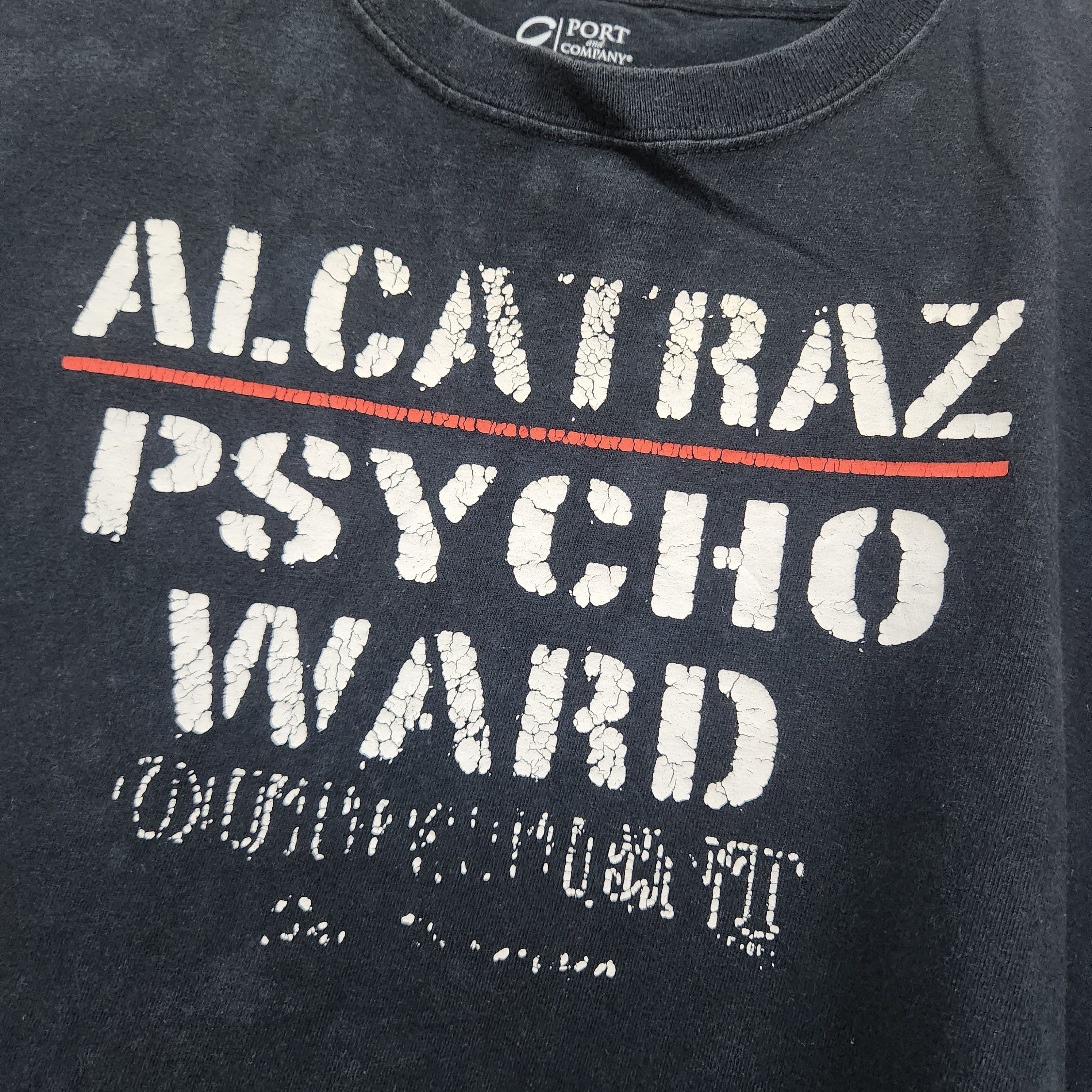 Port Authority - ALCATRAZ PSYCHO WARD OUTPATIENT Sun Faded TShirt - 10