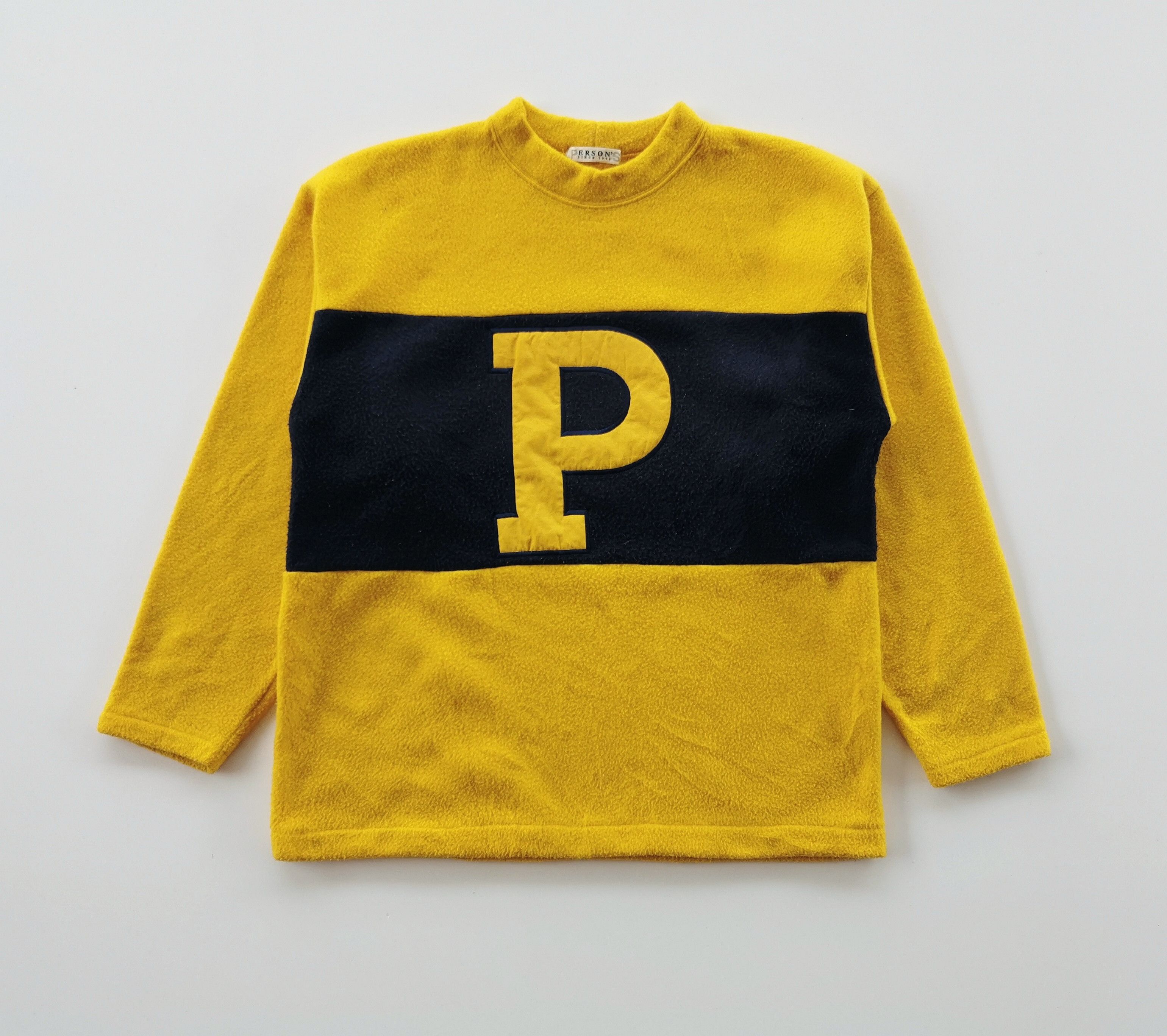 Vintage Persons P Logo Fleece Sweatshirt - 1