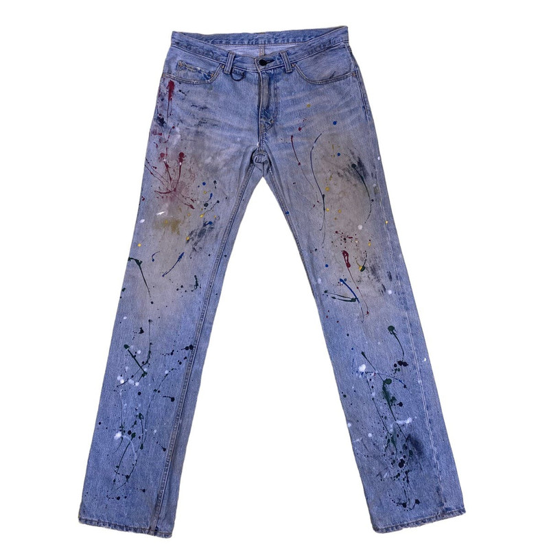 NUMBER (N)INE SS06 Number Nine Painted D-Ring Crying Heart Pain