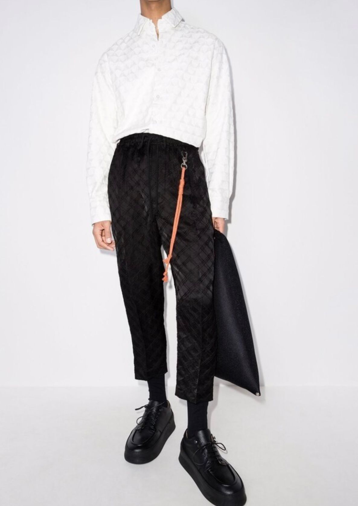 Song for the Mute Tapered Trousers Black - 1