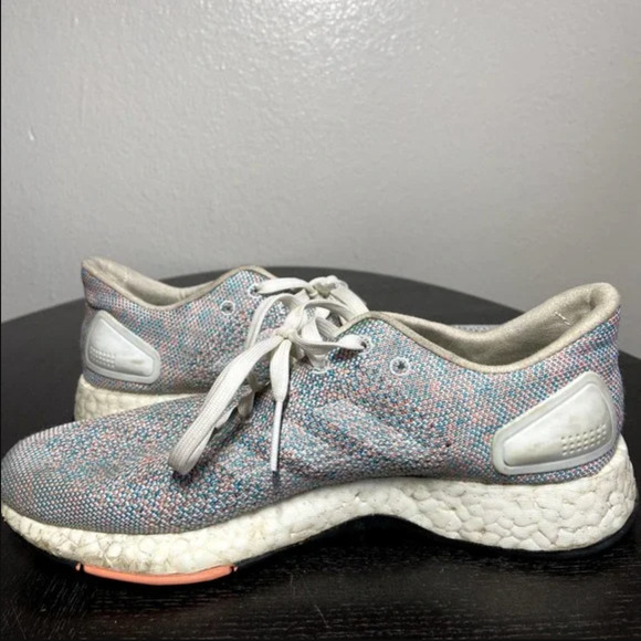 Adidas PureBOOST DPR Grey Footwear White Chalk Coral 6 - 7