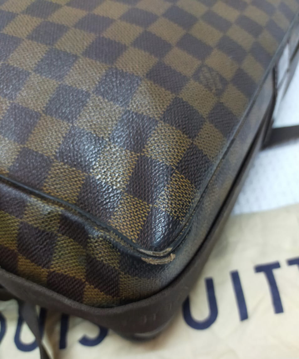 Louis Vuitton LOUIS VUITTON Broadway Ebene Damier Shoulder Bag DEFECTED, tamayaku