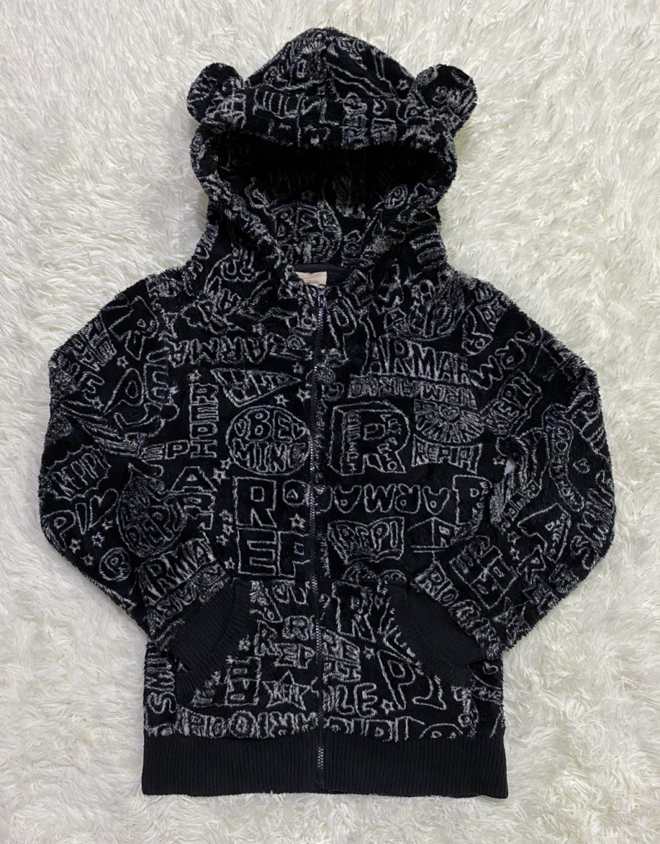 Japanese Brand - repipi armario Fullprint Fleece Hoodie Jacket - 2