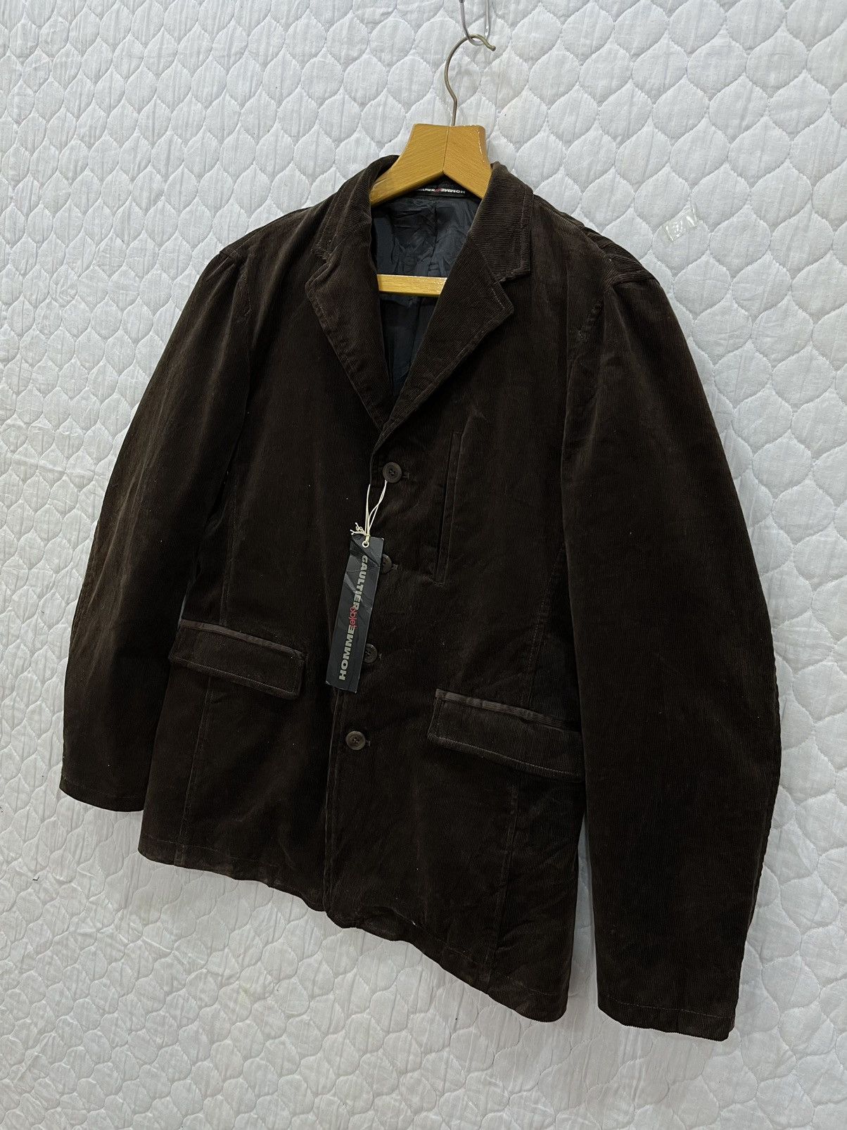 (Jj). JEAN PAUL GAULTIER CORDUROY HYPE JACKET - 2