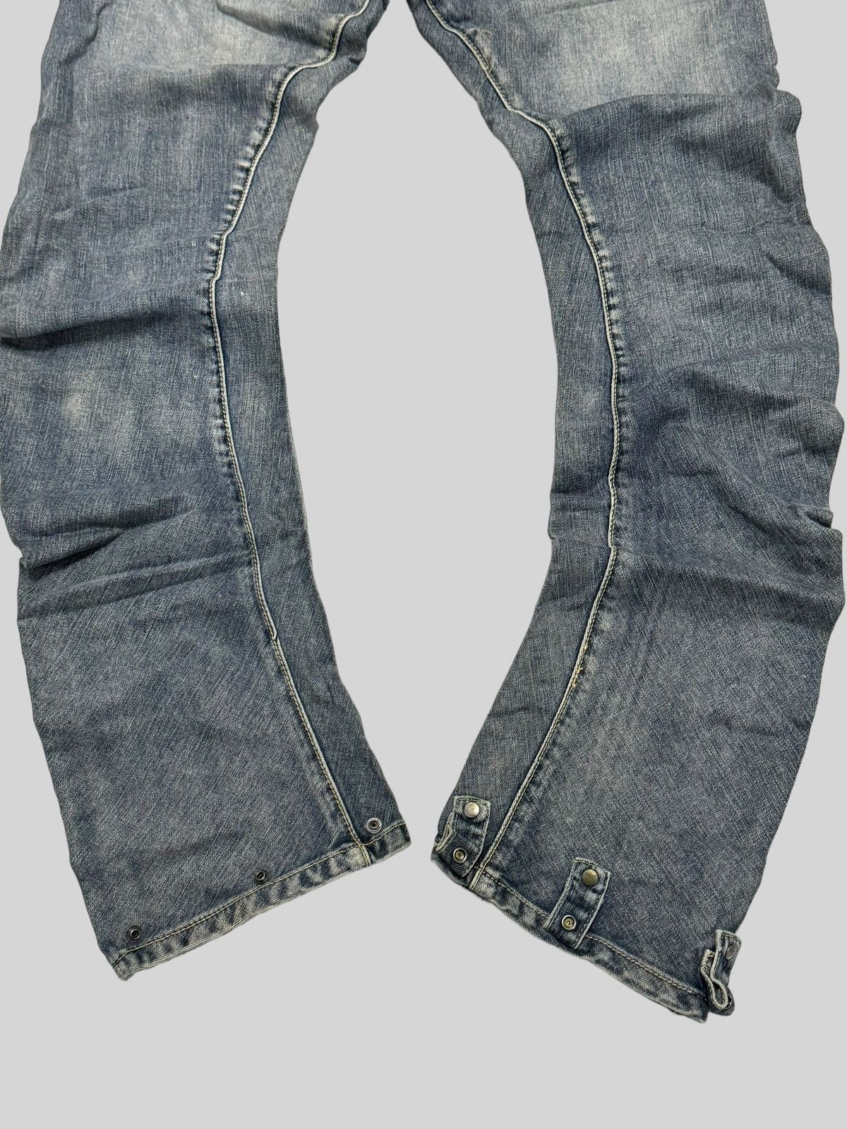 If Six Was Nine - PPFM JCURVE LEG 3D POCKET ZIPPER DENIM JEANS - 11