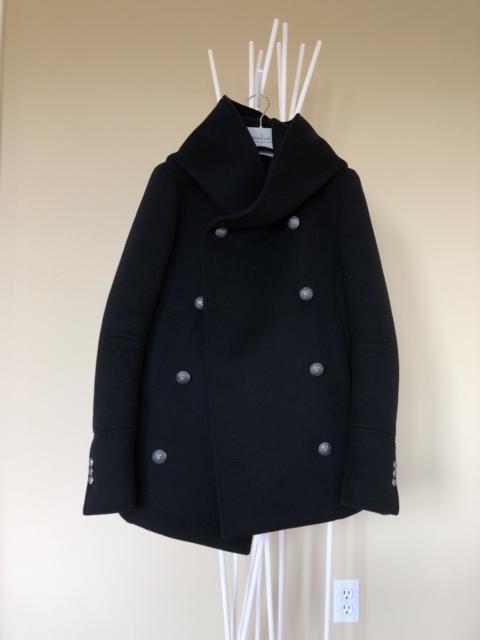 Balmain Hooded Peacoat size 44