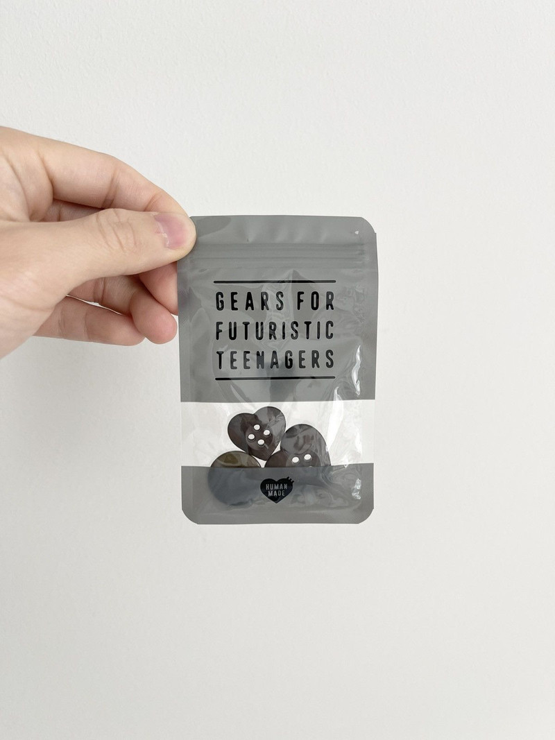 STEAL! 2010s Human Made Military Hearts Buttons Set - 1