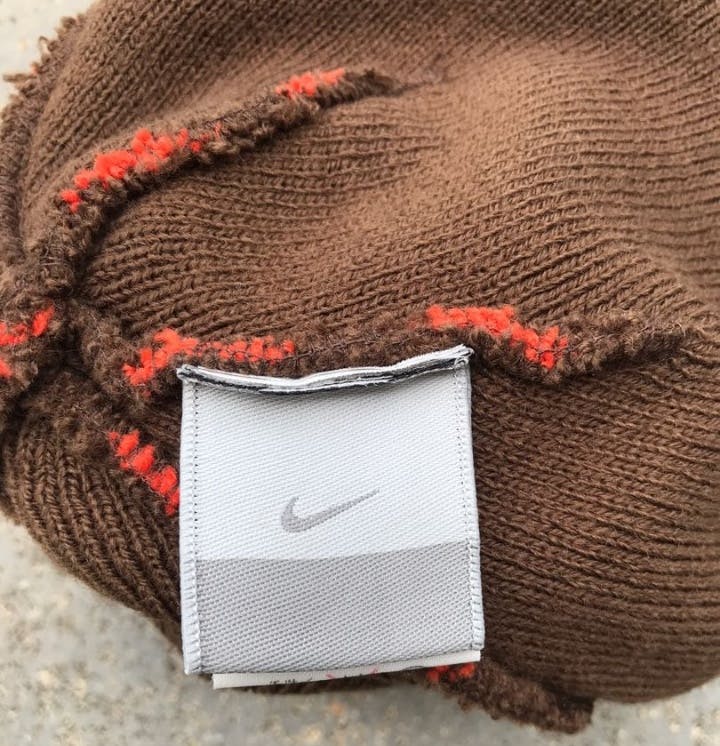 Vintage Nike Beanie Striped Embroided Logo/Teen - 3