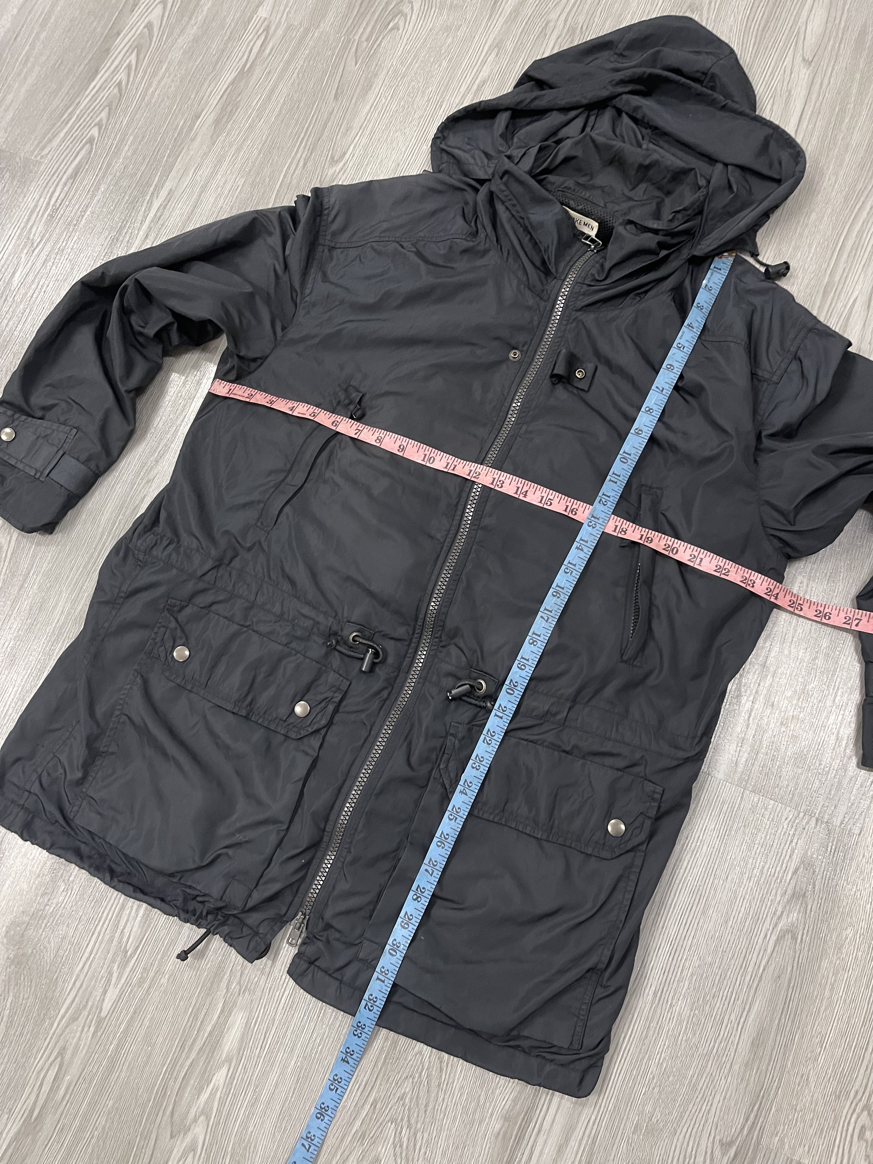 A/W 1997 Issey Miyake Black Tech Nylon Parka Jacket - 18