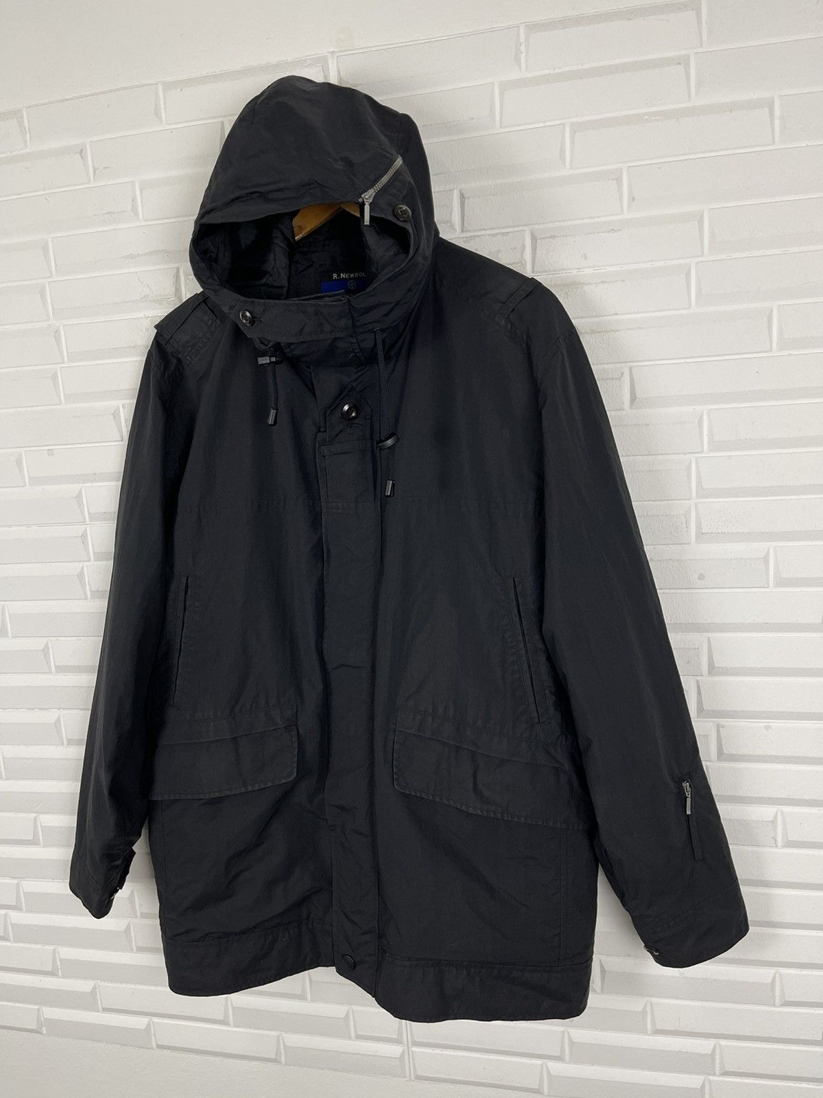 Black Parkas Astro Jacket Hoodie Division of Paul Smith - 1