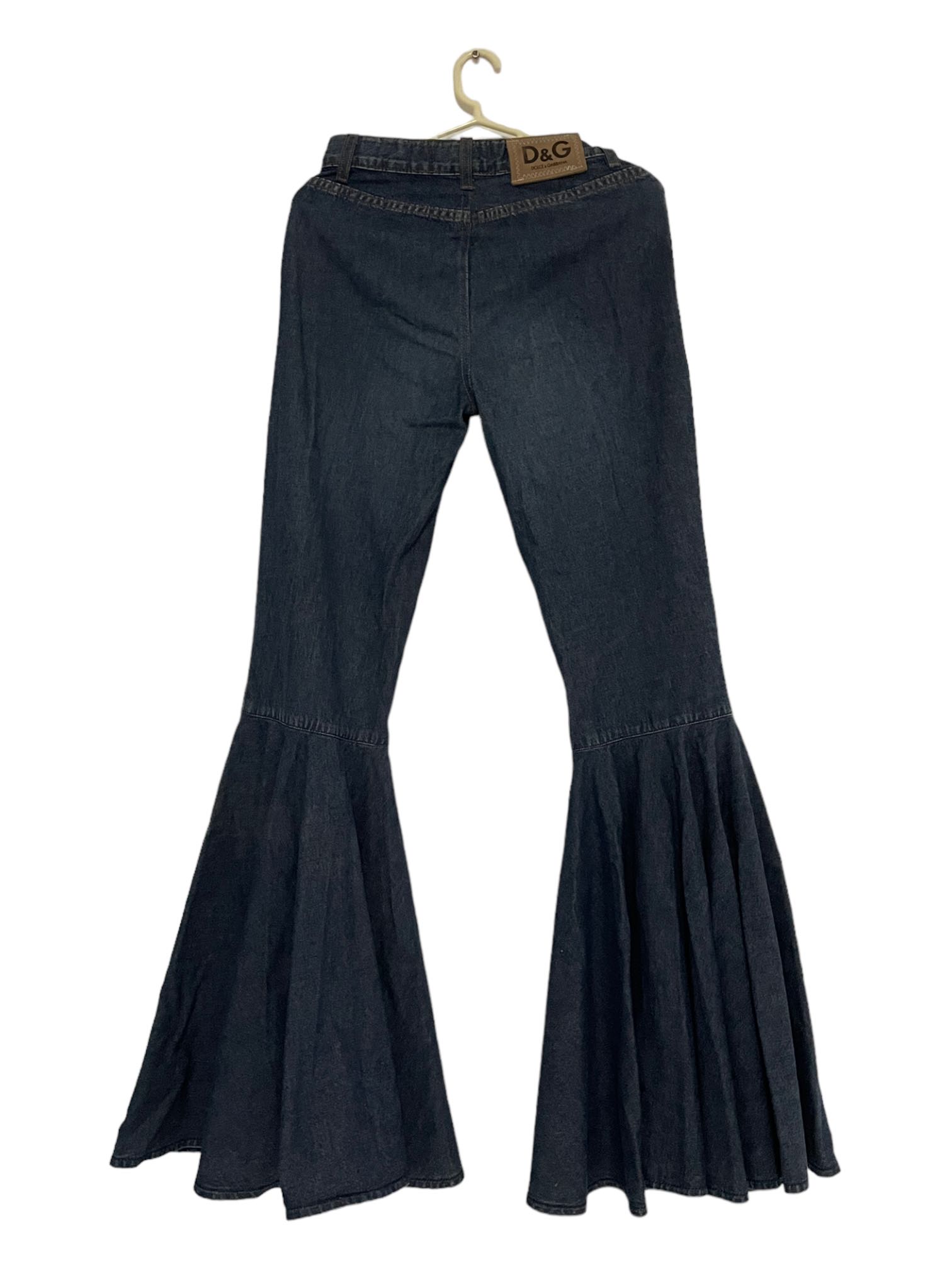 Vintage D&G Ultra-Flared Jeans - 4