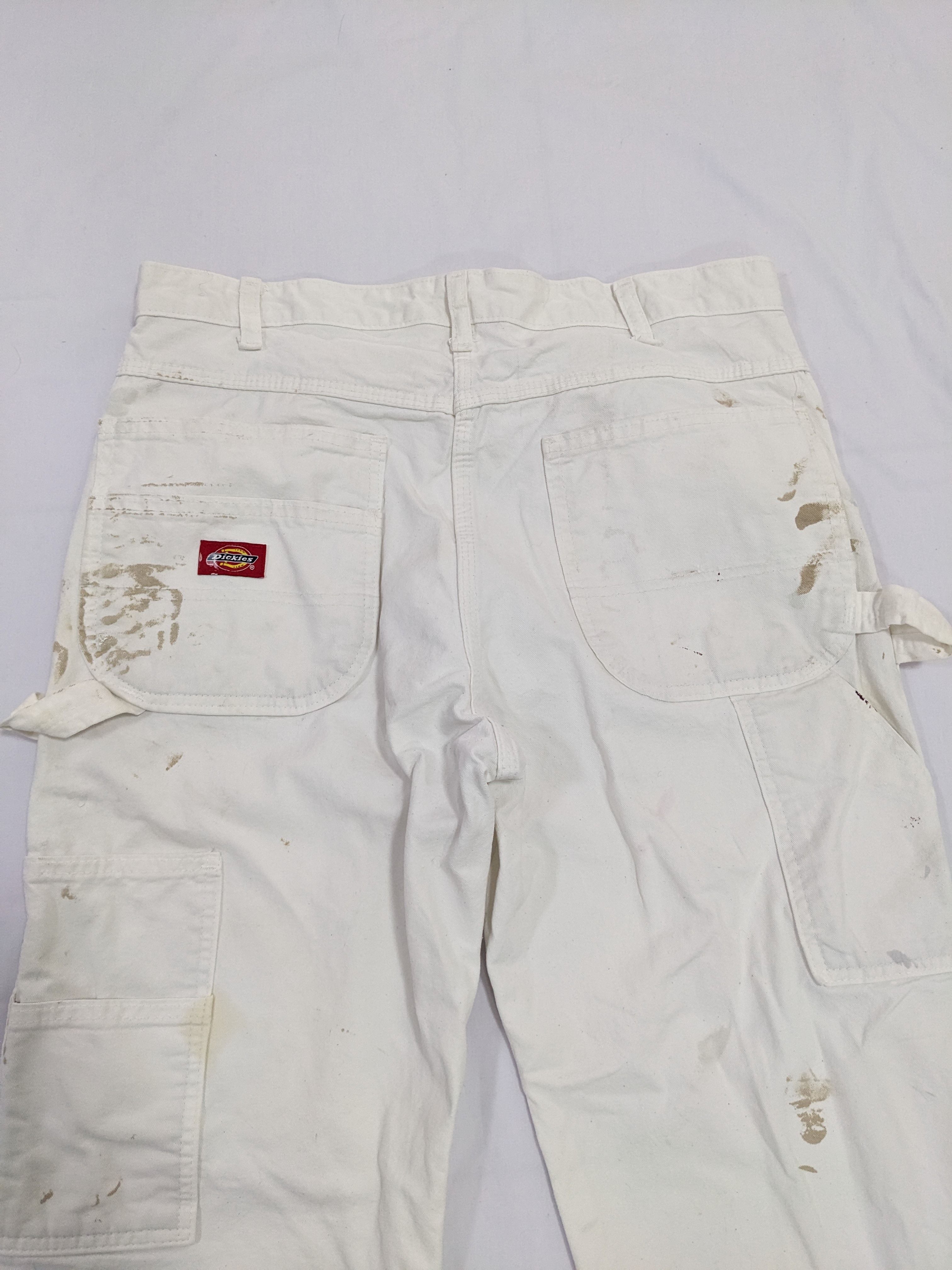 Vintage Dickies White Painter Carpenter Pants - 12