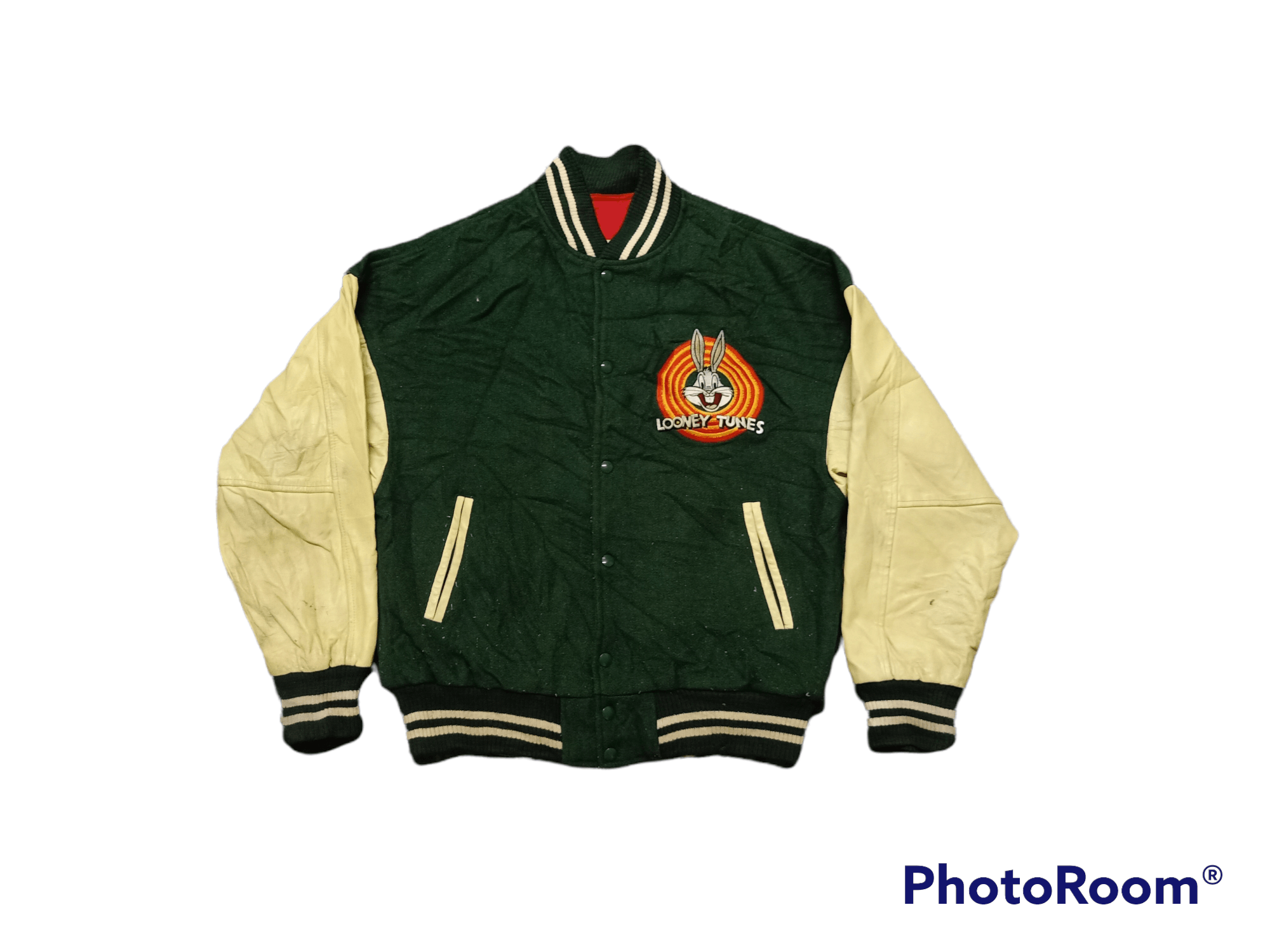 Vintage Looney Tunes Bugs Bunny 50th Anniversary varsity - 1