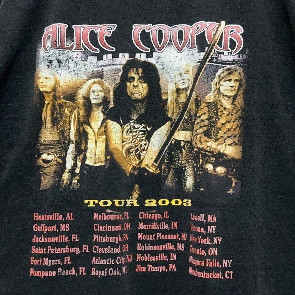 Vintage Alice Cooper Eyes Of Alice Cooper Concert Tour Tee - 4