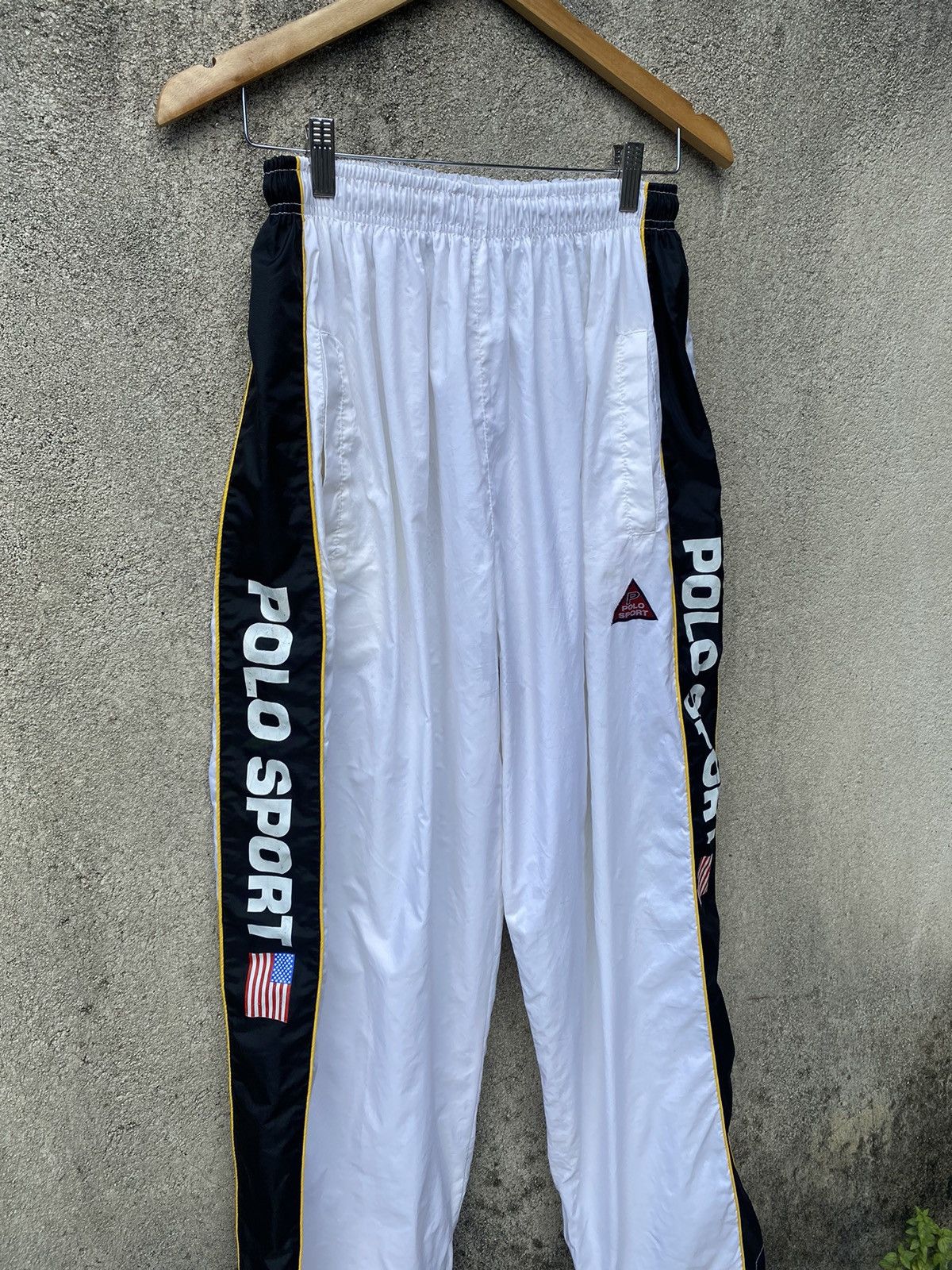 Polo Ralph Lauren - 🇺🇸 Polo Sport Side Tape Track Pants Made Usa - 2