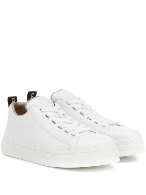 Chloé Lauren leather sneakers