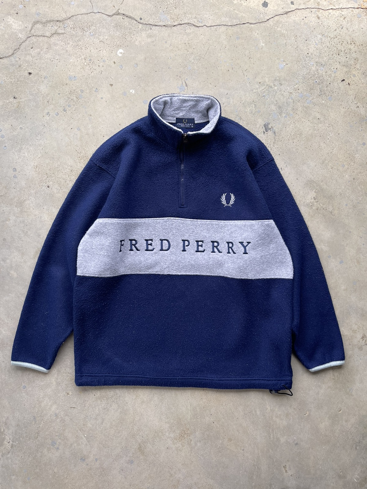 Fred Perry Chest Spell Out Half zipper pullover - 3