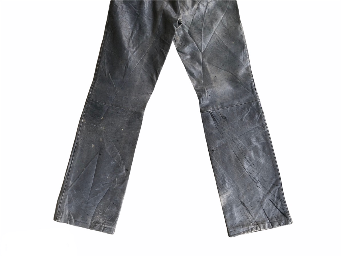🔥CAROL CHRISTIAN POELL FALL 00-01 LEATHER TROUSER - 8