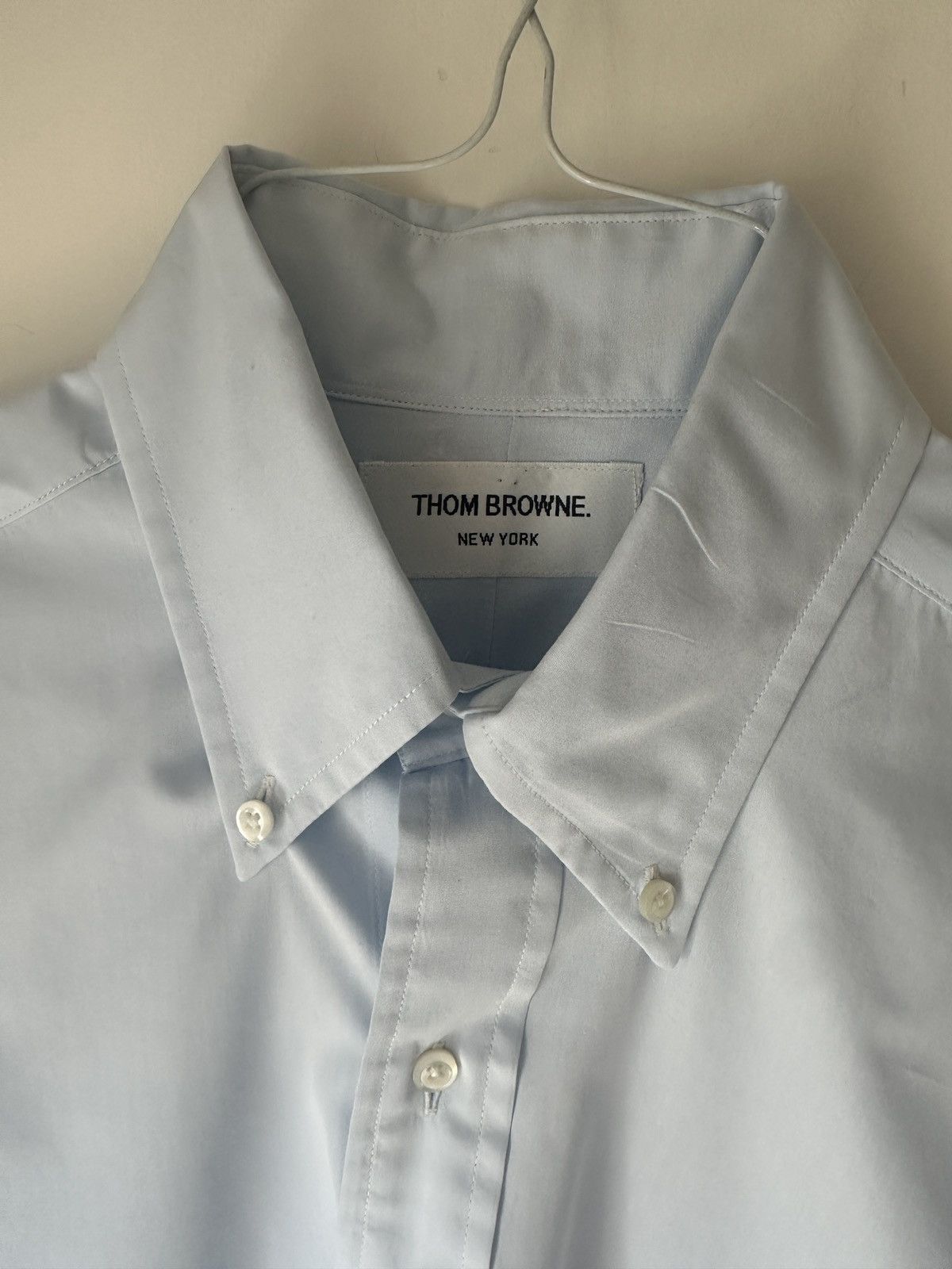 Thom Browne Light Blue Dress Shirt Size 1 - 2
